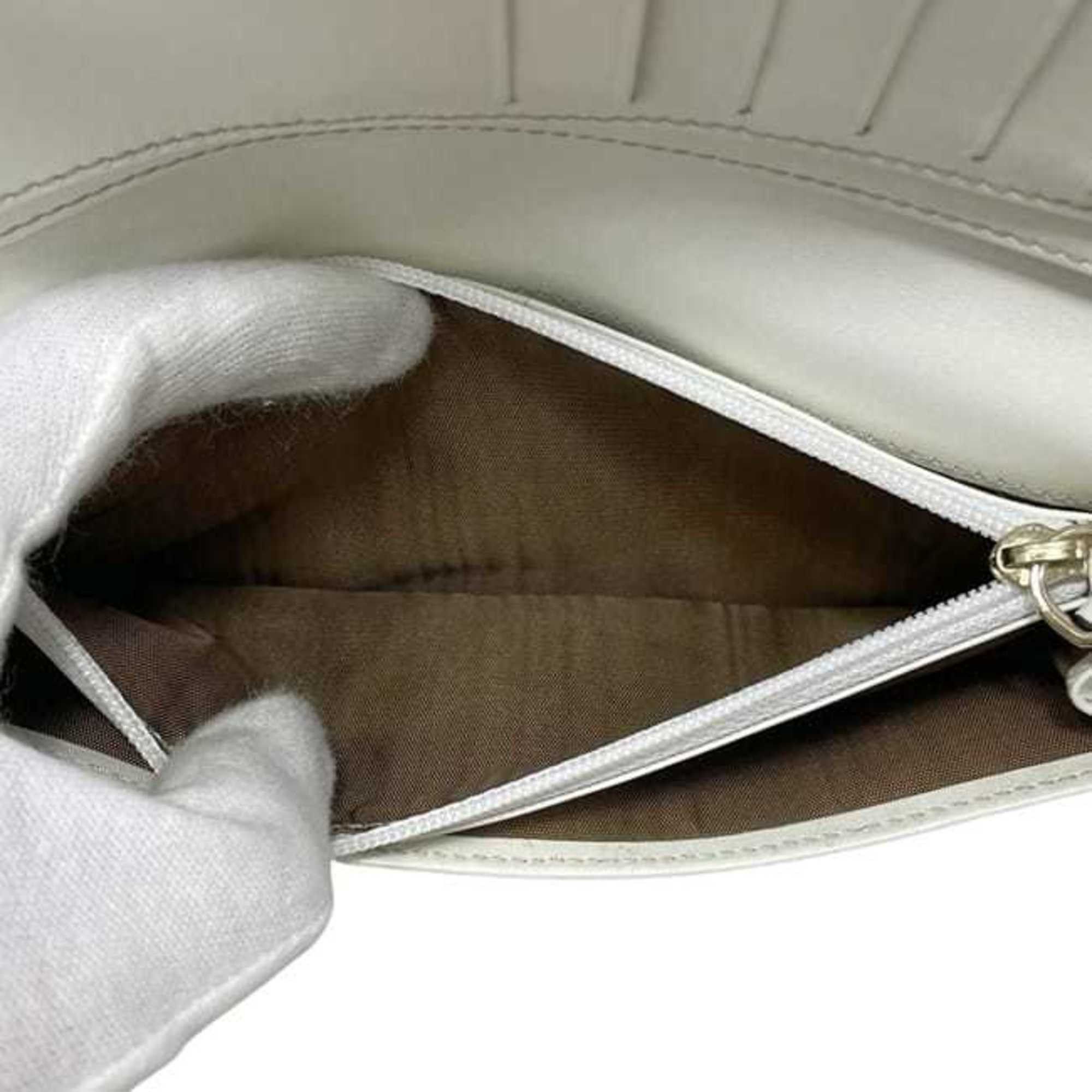 Celine Celine Bifold Long Wallet ec-24585 Beige White Macadam Canvas Leather PP-ST-0087 CELINE Plated Hardware for Men and Women Size ONE SIZE - 10 Thumbnail