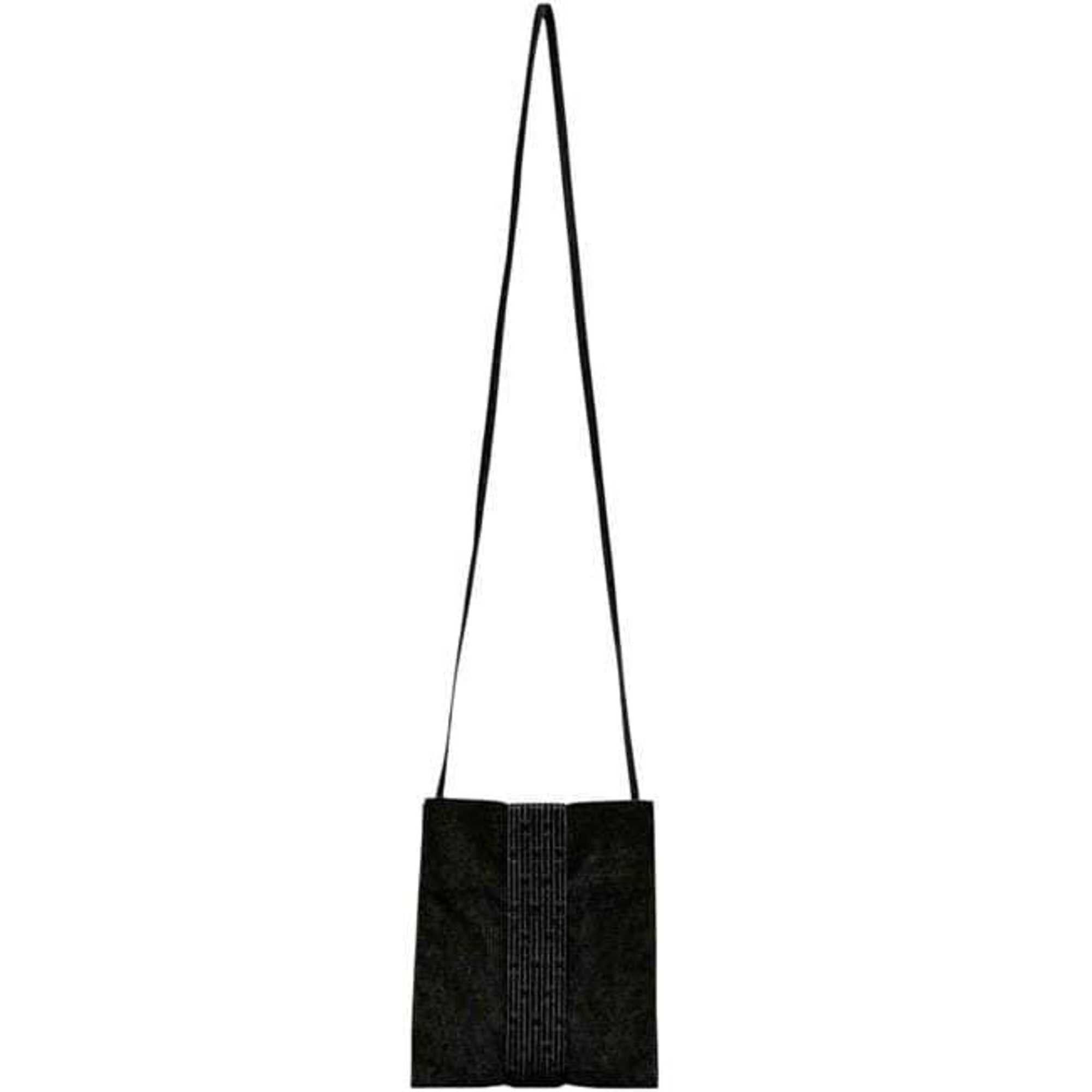 Hermes Hermès Air Pochette Shoulder Bag ec-24507 Gray Line Canvas HERMES Crossbody for Men and Women Size ONE SIZE - 7 Thumbnail