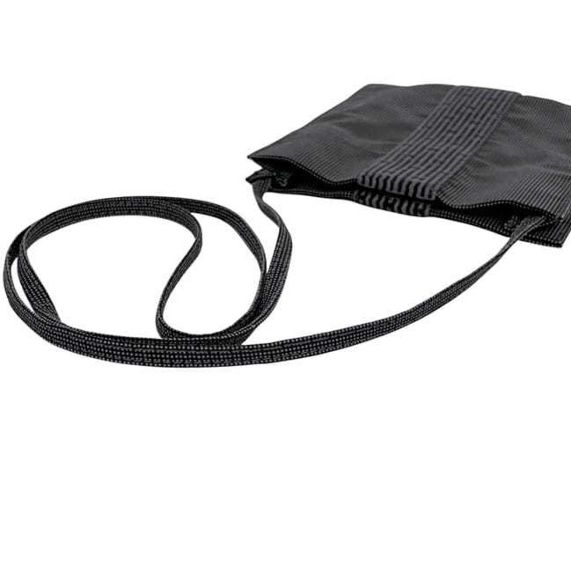 Hermes Hermès Air Pochette Shoulder Bag ec-24507 Gray Line Canvas HERMES Crossbody for Men and Women Size ONE SIZE - 8 Thumbnail