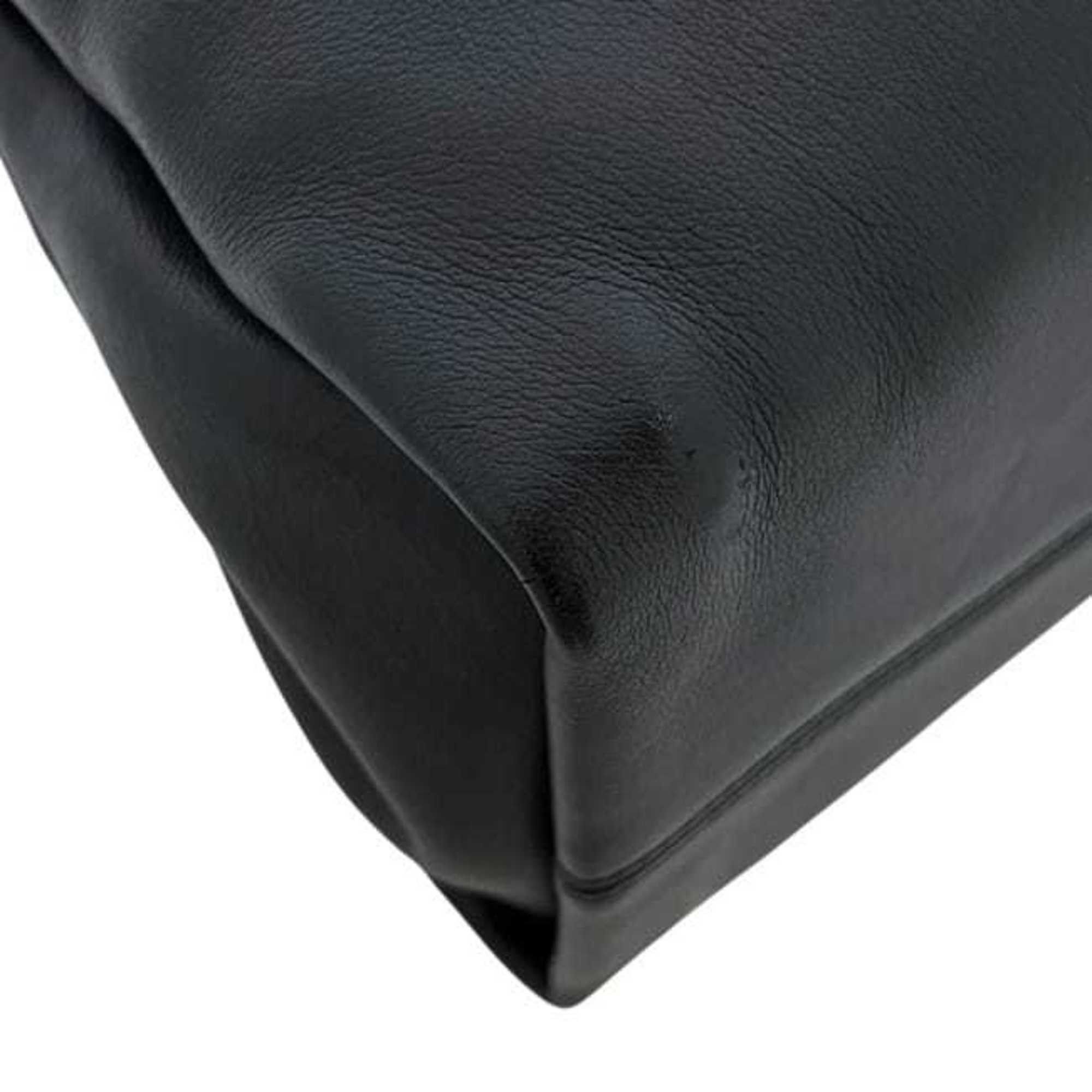 Bvlgari Bvlgari Twist Tote Bag f-24514 Black SAP CODE 23780 Leather BVLGARI Metal Fittings Soft Size ONE SIZE - 11 Thumbnail
