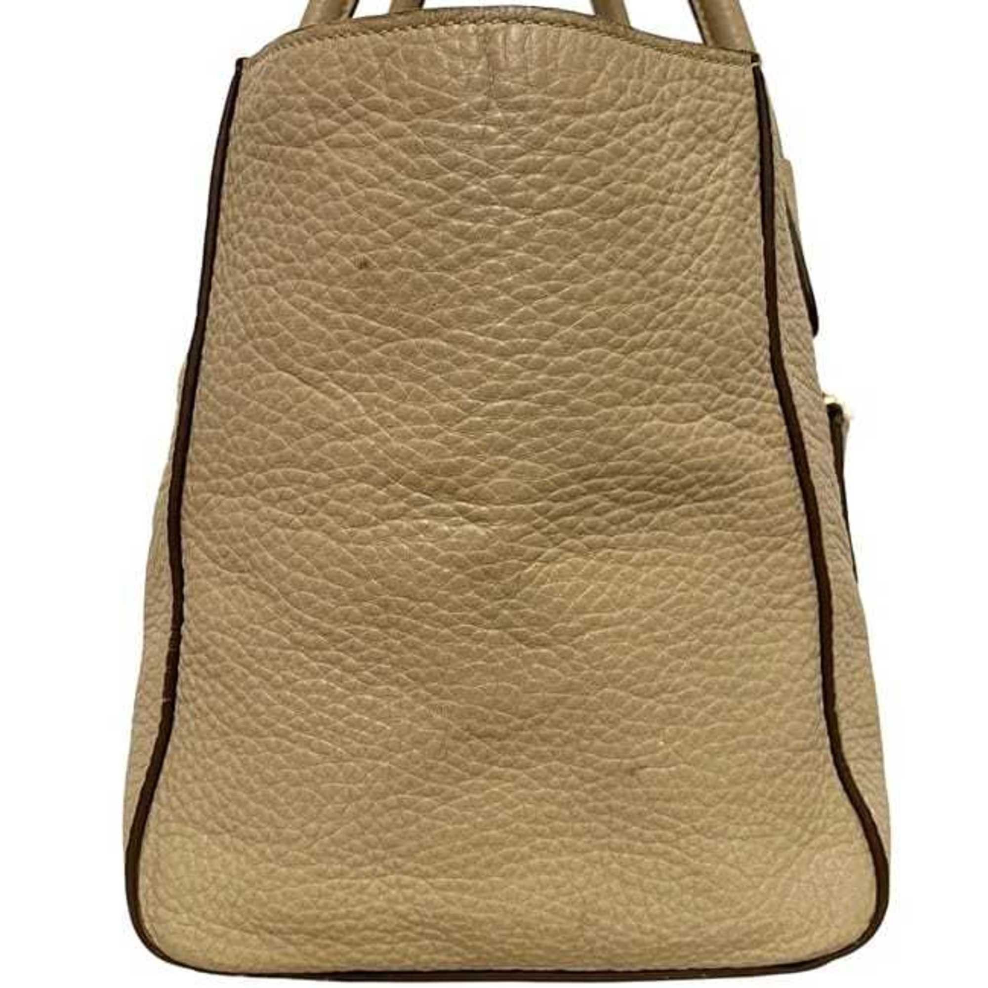 Prada Prada 2-way bag f-24518 Beige SABBIA BN2795 Leather Vitello Dino 204 PRADA Handbag Crossbody Shoulder Bag Triangle Plate Women's Men's Size ONE SIZE - 10 Thumbnail