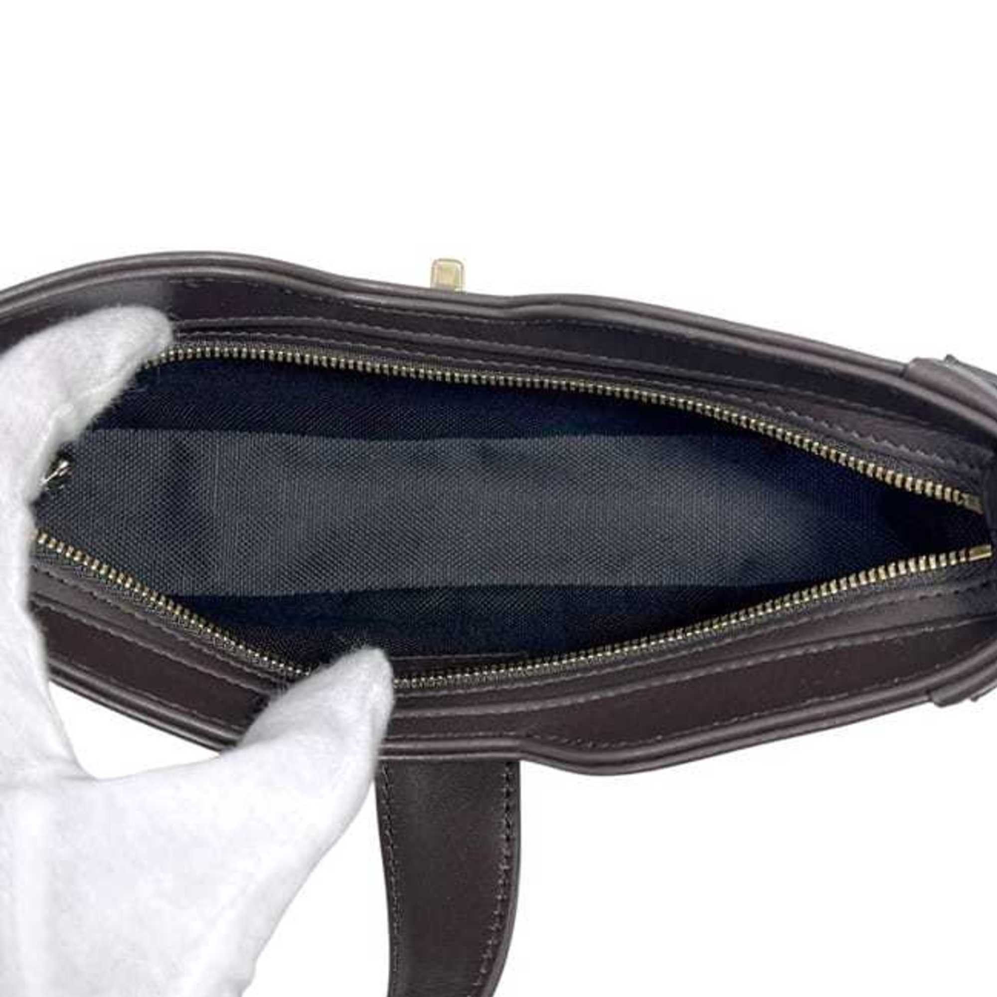 Gucci Gucci Moonside Shoulder Bag f-24565 Beige Brown GG Canvas Sherry 786015 Unused Leather 525040 GUCCI Women's Size ONE SIZE - 5 Thumbnail