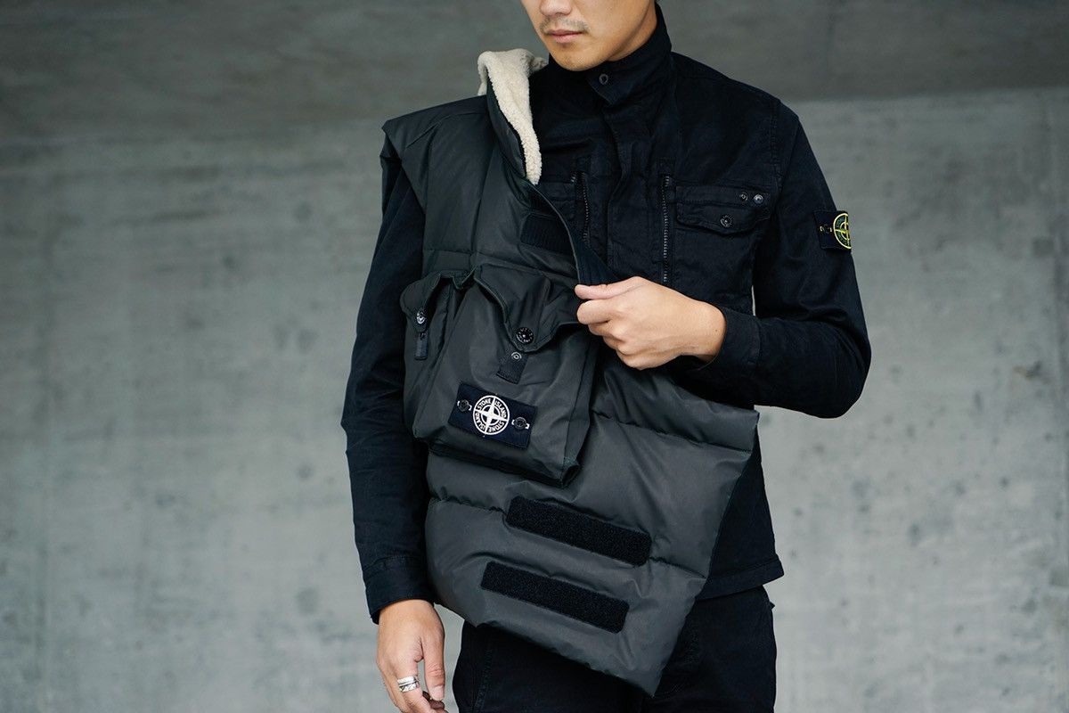 Stone island hidden reflective cheap vest