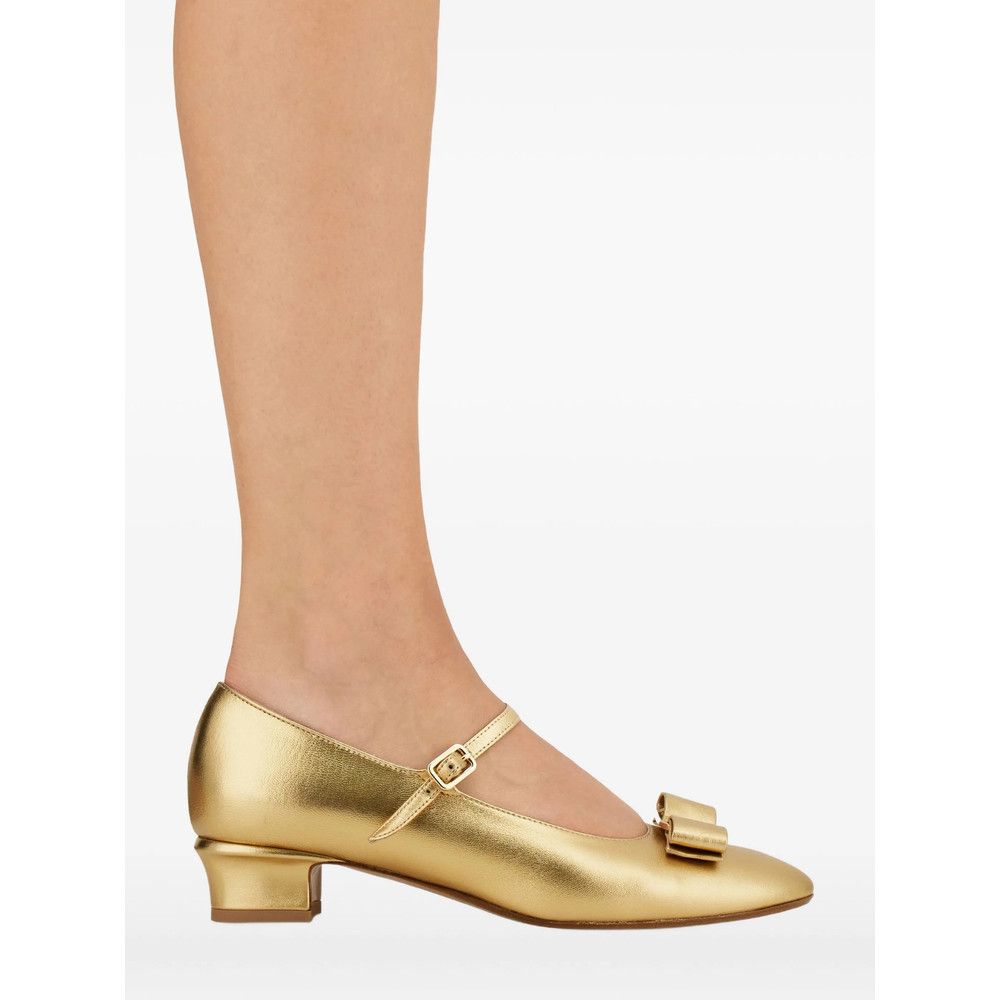Salvatore Ferragamo Ferragamo GOLD Boots Size US 5.5 / IT 35.5 - 2 Thumbnail