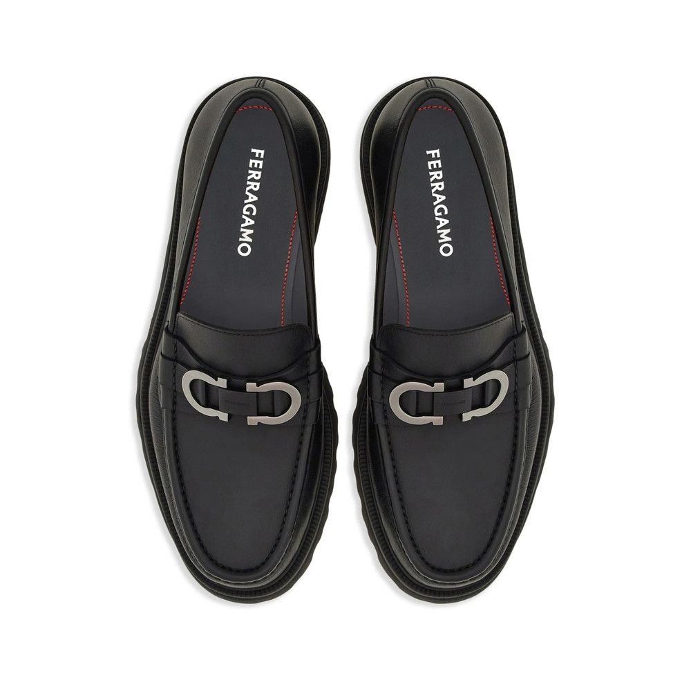 Salvatore Ferragamo Ferragamo BLACK Loafers Size US 8 / EU 41 - 3 Thumbnail