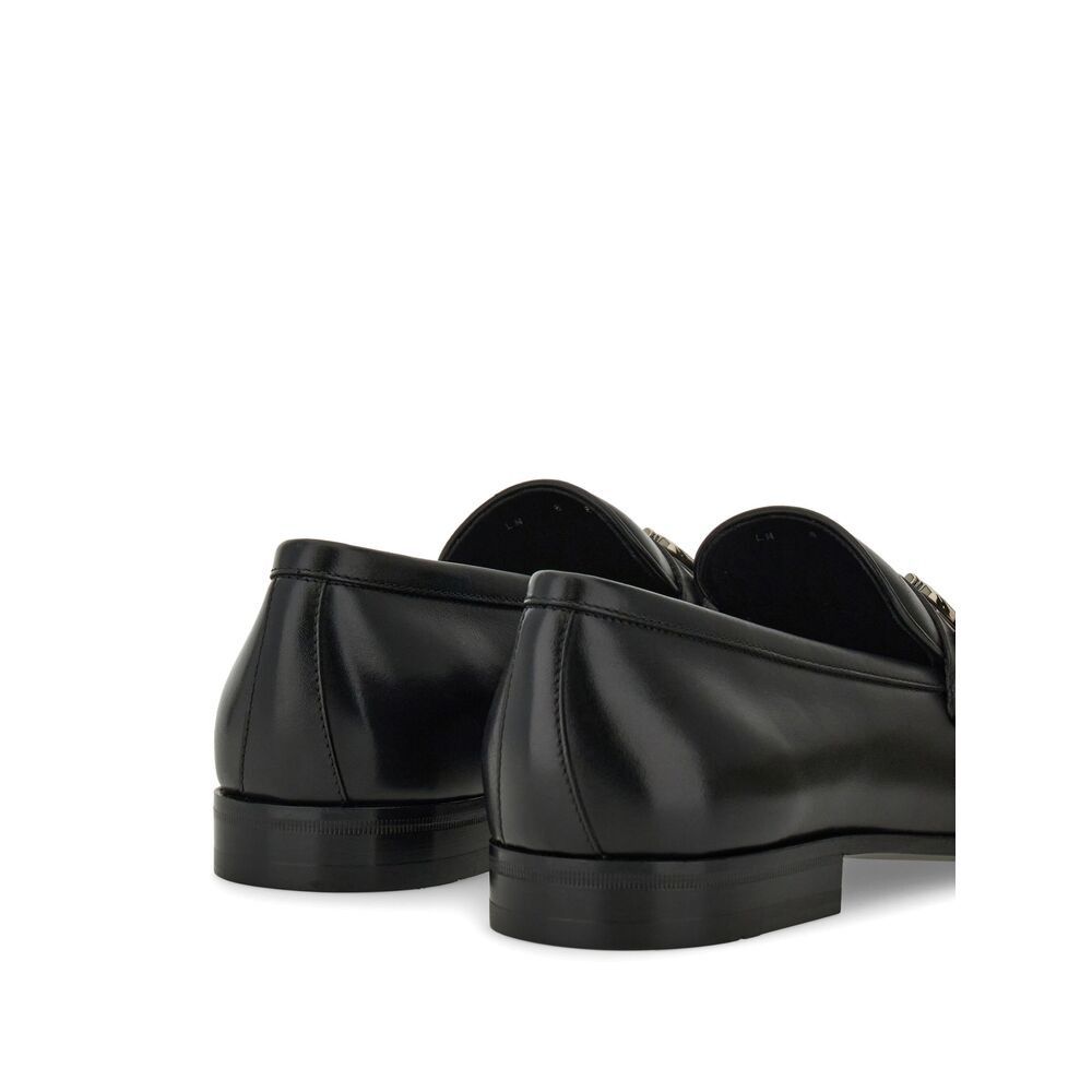 Salvatore Ferragamo Ferragamo BLACK Loafers Size US 9.5 / EU 42-43 - 4 Thumbnail