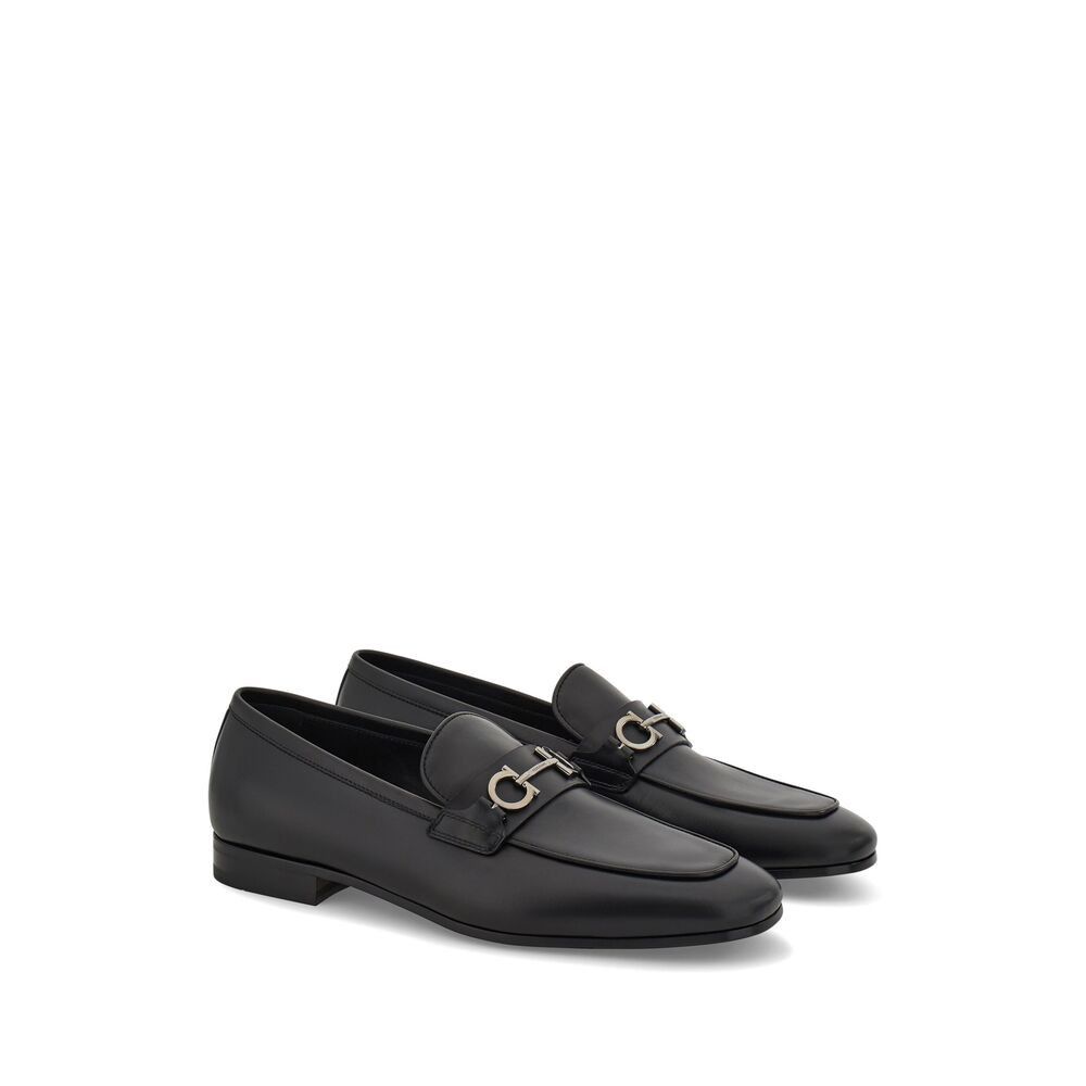 Salvatore Ferragamo Ferragamo BLACK Loafers Size US 10 / EU 43 - 2 Thumbnail