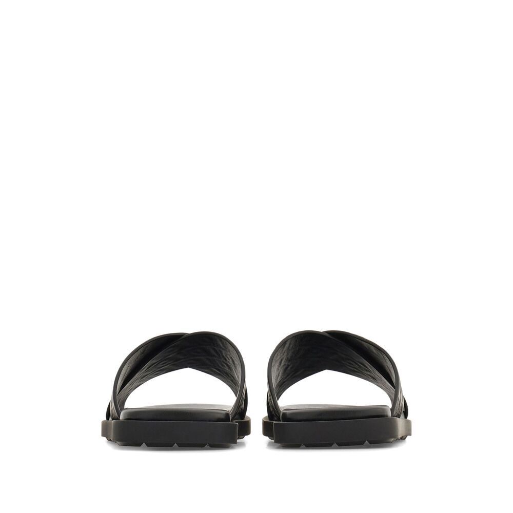 Salvatore Ferragamo Ferragamo BLACK Sandals Size US 8 / EU 41 - 5 Thumbnail