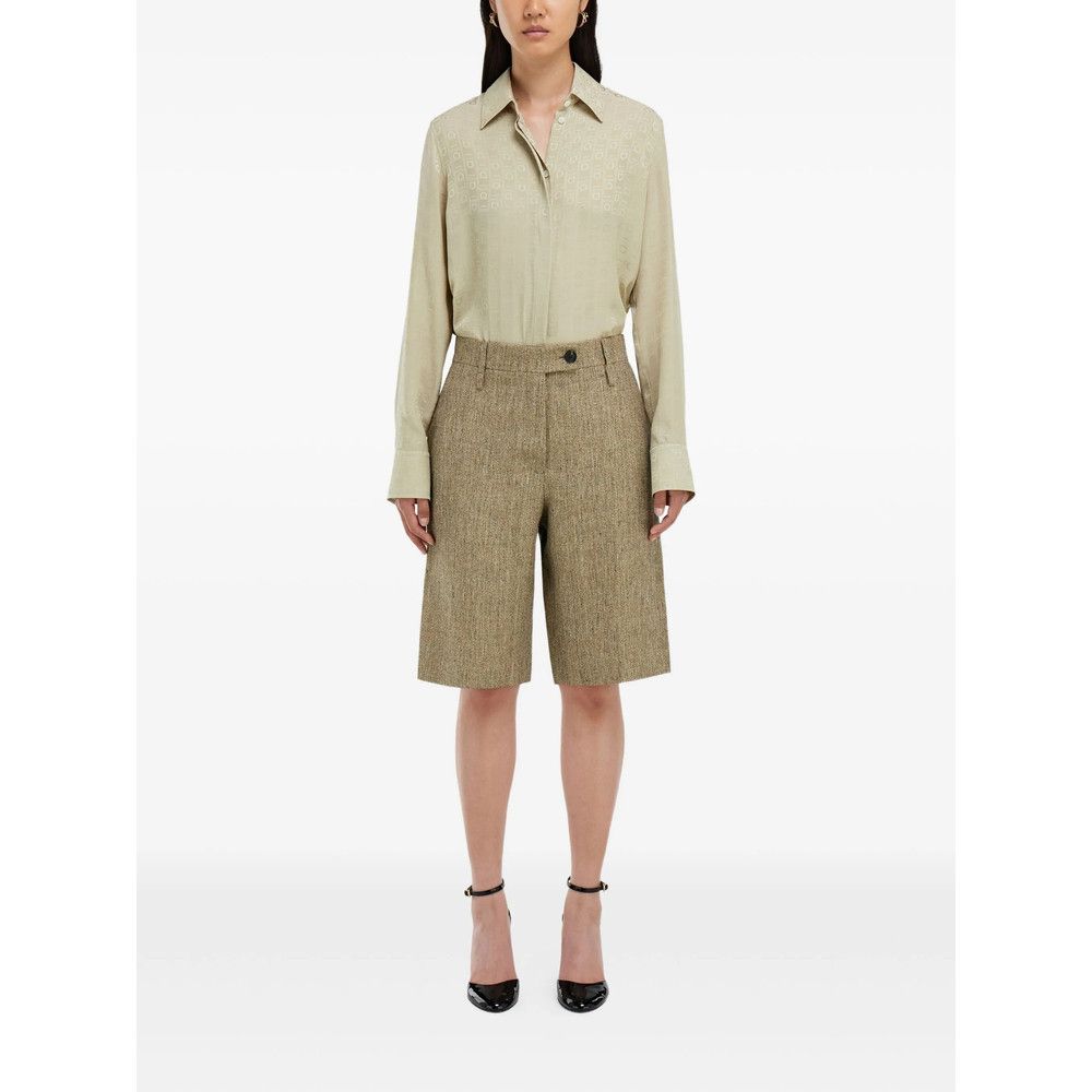 Salvatore Ferragamo Ferragamo NEUTRALS Tops - Shirts Size L / US 10 / IT 46 - 4 Thumbnail