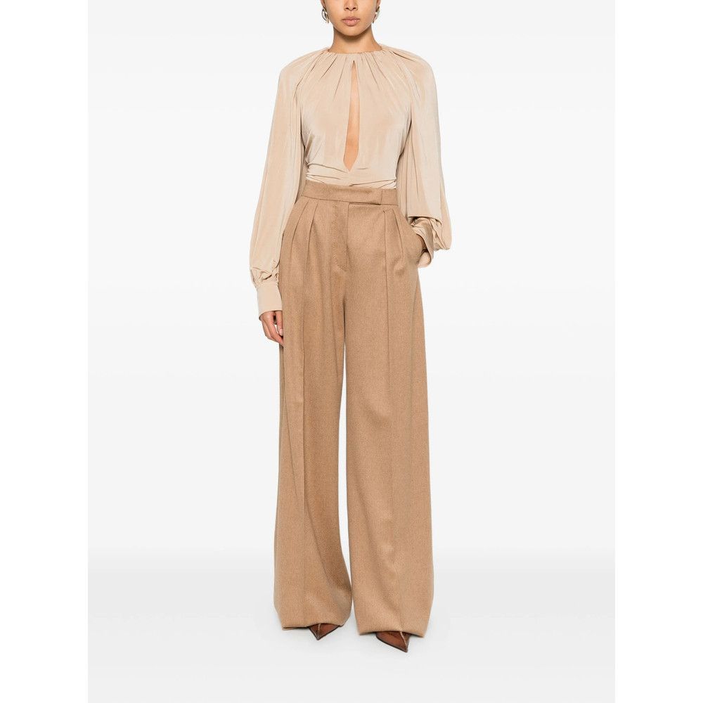 Salvatore Ferragamo Ferragamo NEUTRALS Tops - Blouses Size S / US 4 / IT 40 - 2 Thumbnail