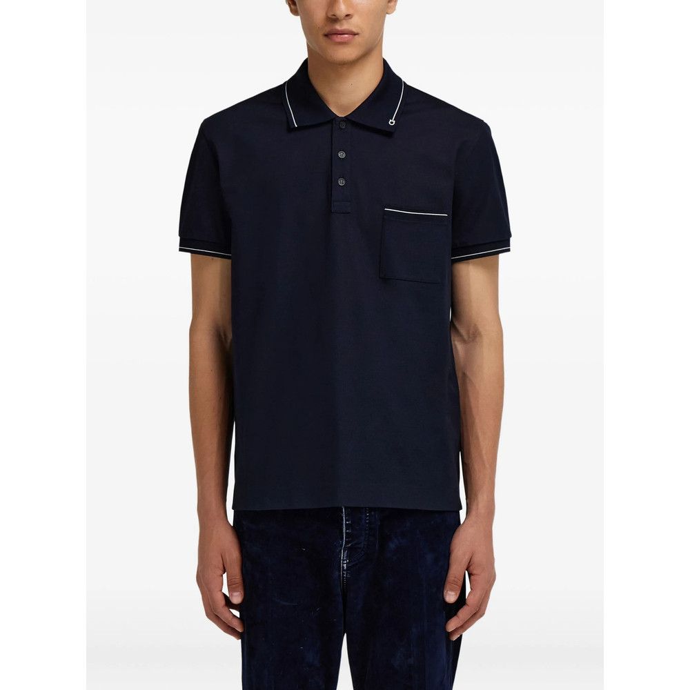 Salvatore Ferragamo Ferragamo BLUE Polo Shirts Size US XL / EU 56 / 4 - 3 Thumbnail