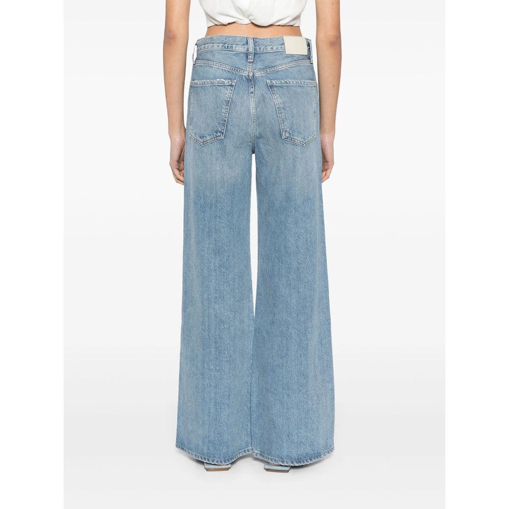 Citizens Of Humanity Citizens Of Humanity BLUE Denim - Wide-Leg Jeans Size 27" / US 4 / IT 40 - 2 Thumbnail