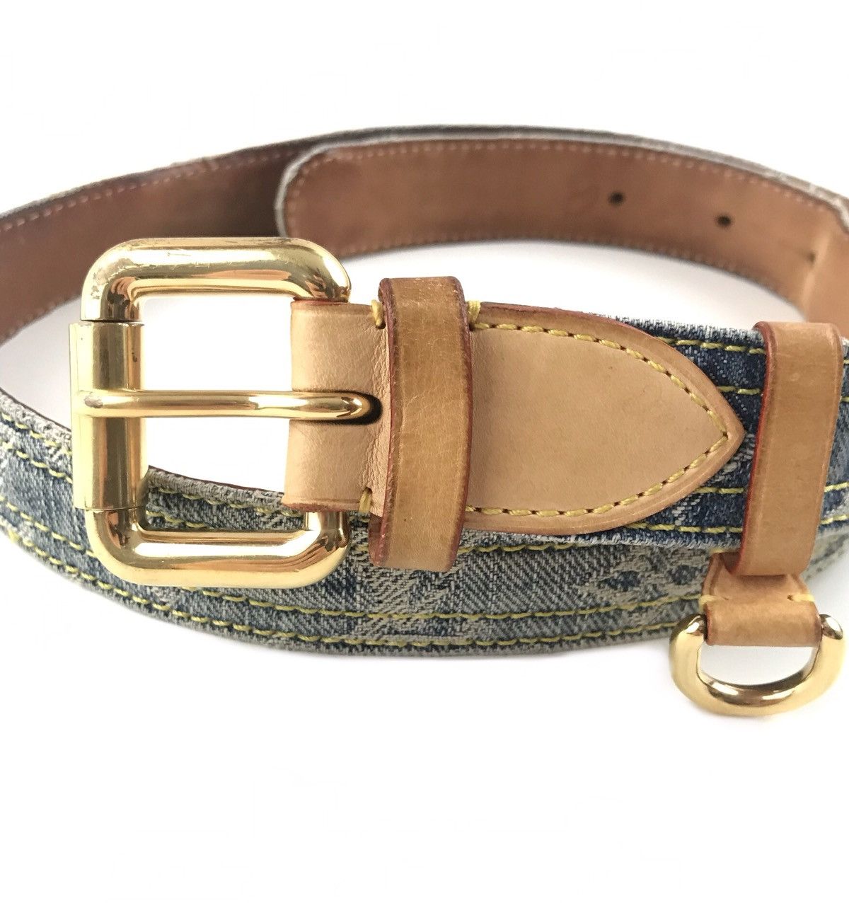 Louis Vuitton Denim Monogram Belt Size ONE SIZE - 2 Thumbnail