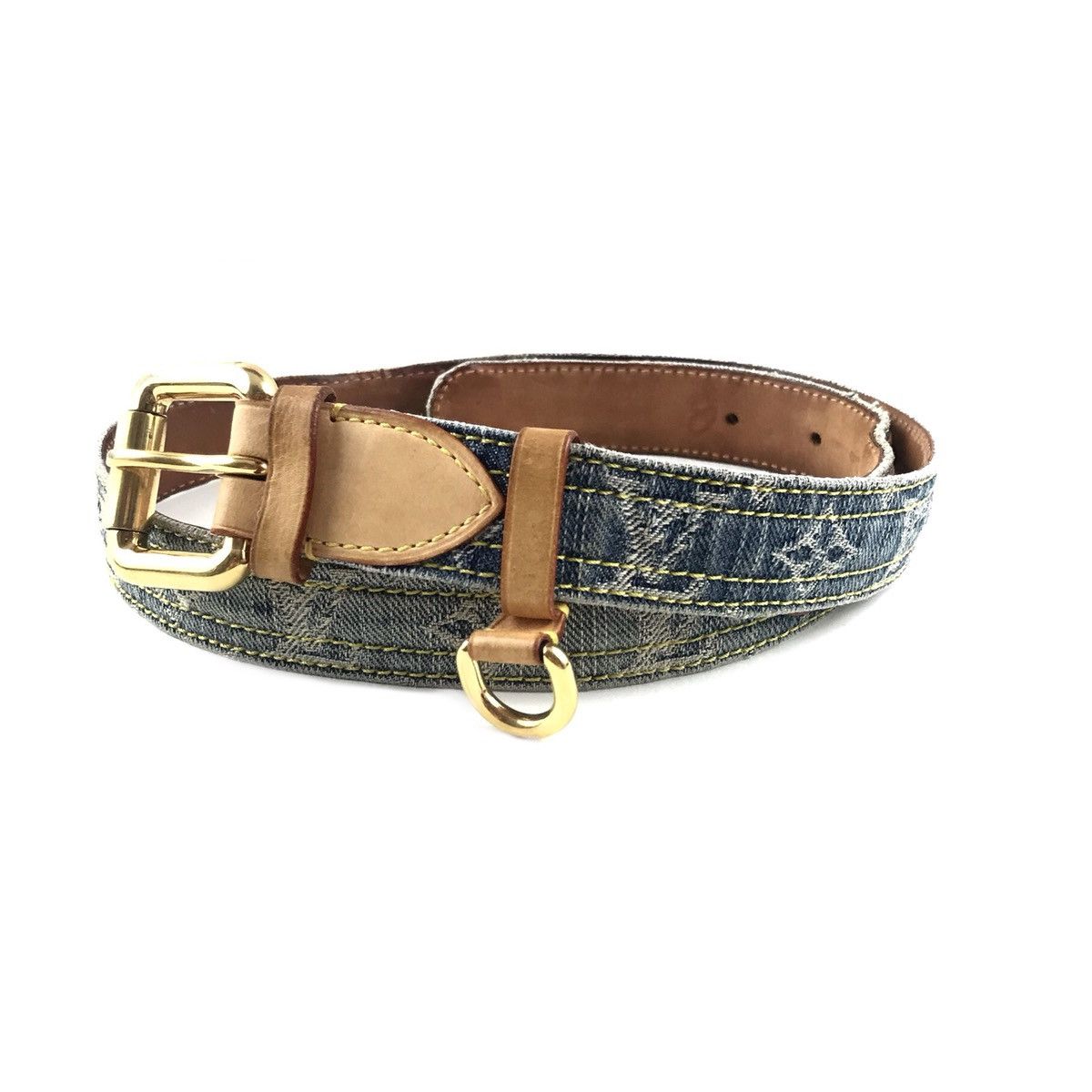 Louis Vuitton Denim Monogram Belt Size ONE SIZE - 1 Thumbnail