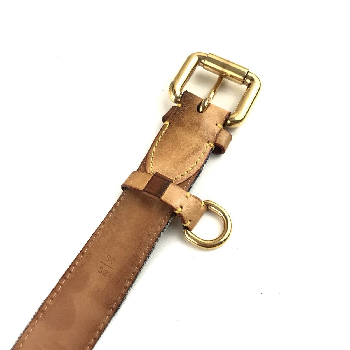 Louis Vuitton Denim Monogram Belt Size ONE SIZE - 6 Thumbnail