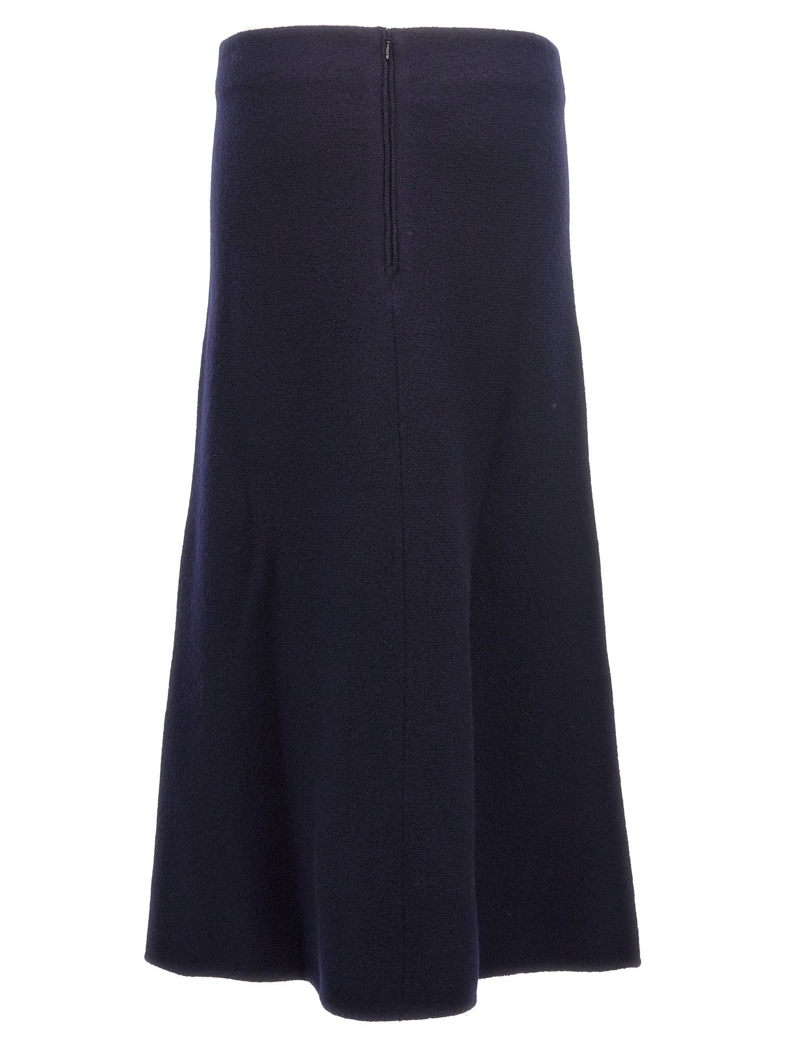 Jil Sander Long Wool Skirt Size 30" / US 8 / IT 44 - 2 Thumbnail