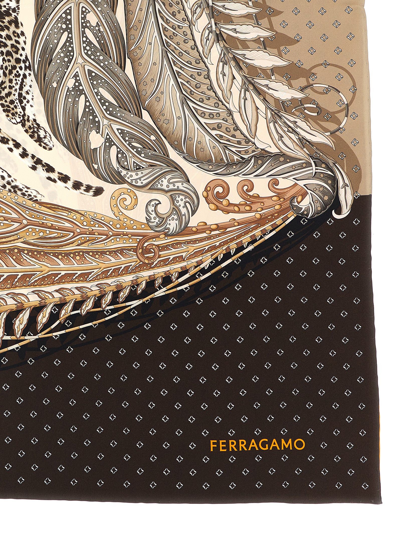 Salvatore Ferragamo 'Madras' Print Scarf Size ONE SIZE - 2 Thumbnail