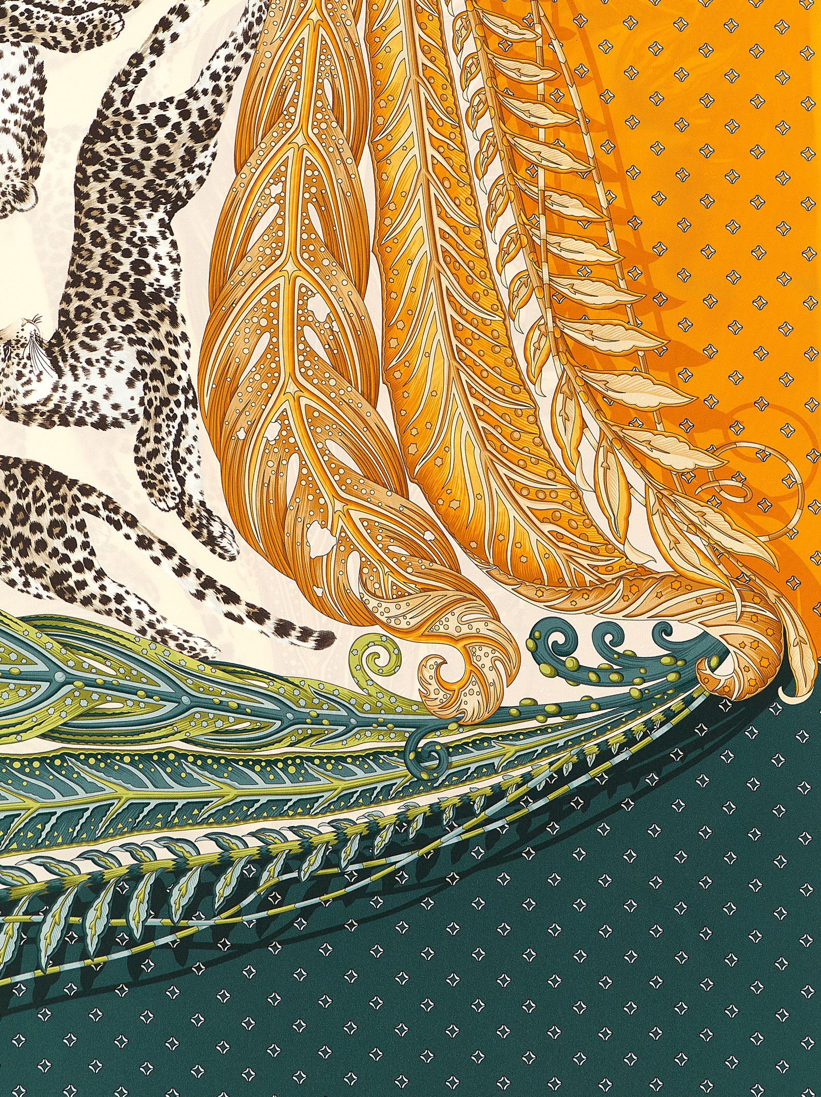 Salvatore Ferragamo 'Madras' Print Scarf Size ONE SIZE - 3 Thumbnail