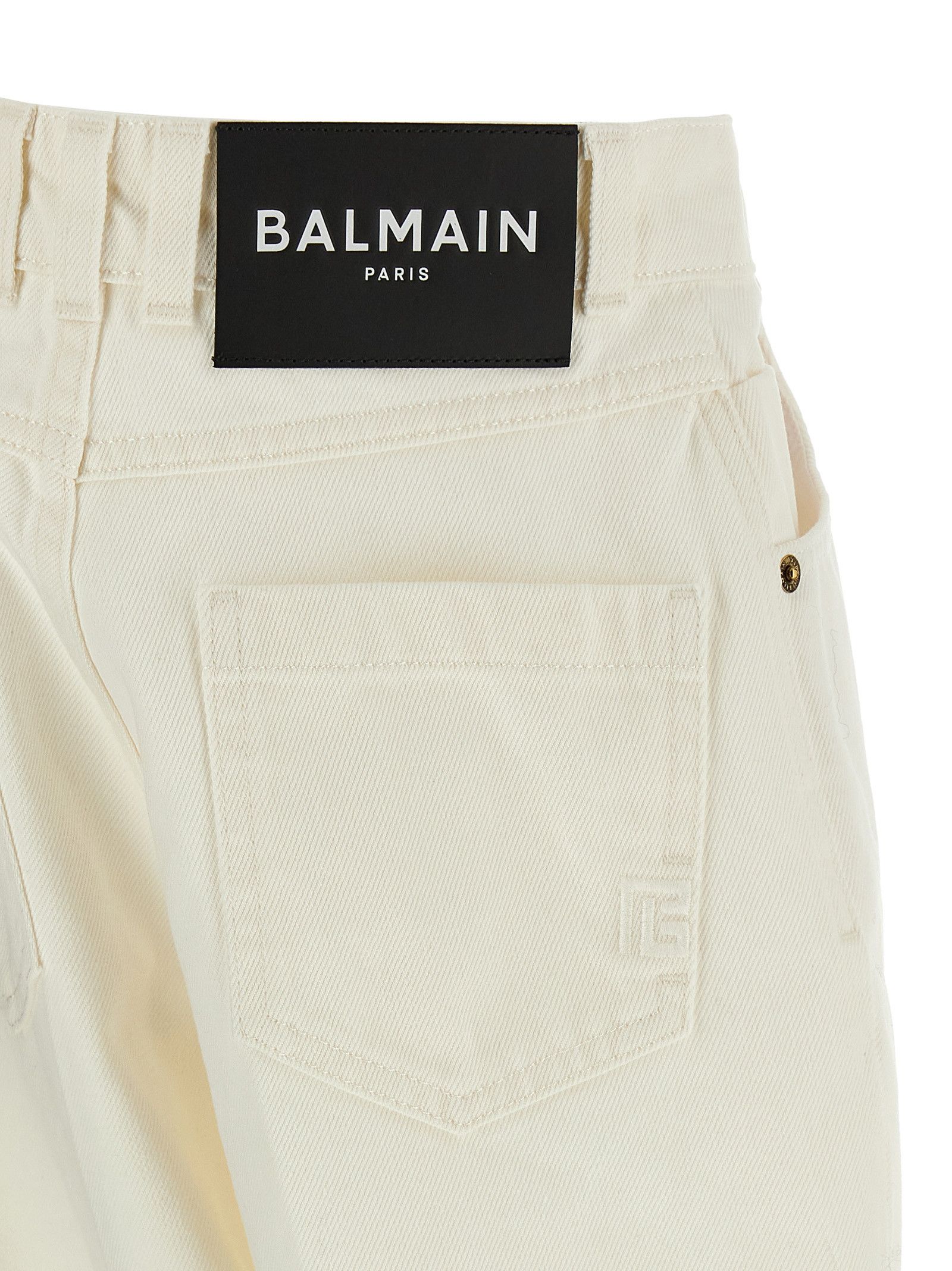 Balmain Embroidery Jeans Size 26" / US 2 / IT 38 - 4 Thumbnail