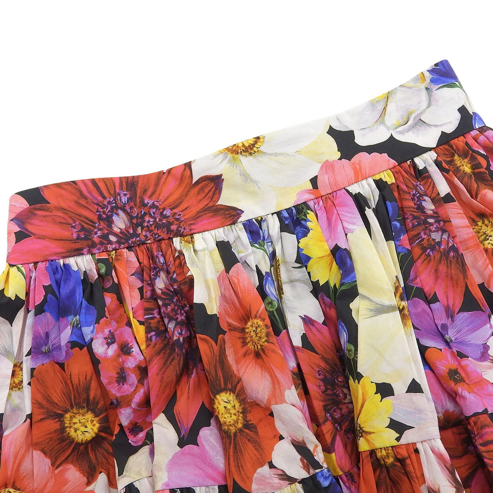 Dolce & Gabbana Dolce & Gabbana Dolce&Gabbana Floral print Skirt Cotton Skirts F4CB1T/HS5L8 DUTY FREE for USA Size ONE SIZE - 3 Thumbnail