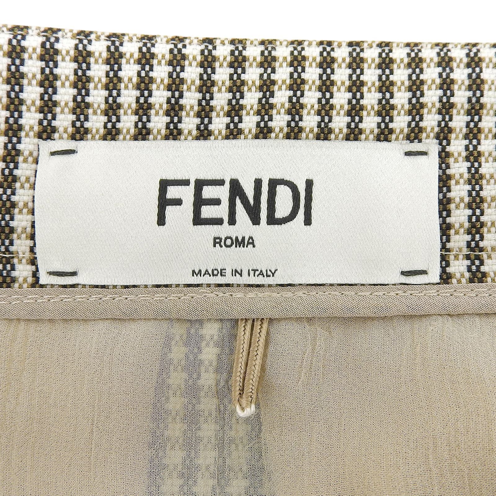 Fendi Fendi Fendi Houndstooth Wool Skirt Others Skirts FQ7416 DUTY FREE for USA Size ONE SIZE - 5 Thumbnail