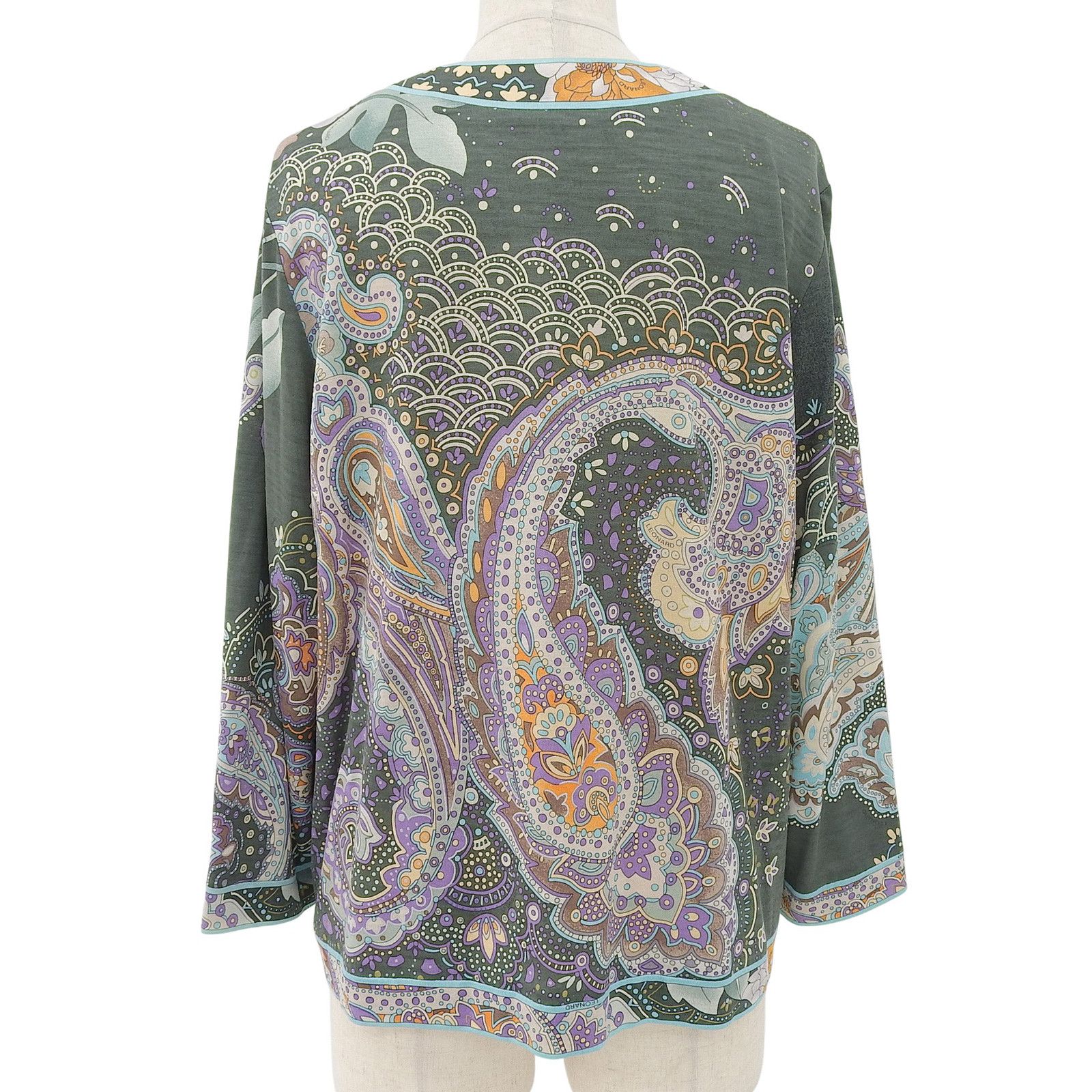 Other Other LEONARD FASHION Floral Paisley Cardigan Others Tops DUTY FREE for USA Size ONE SIZE - 3 Thumbnail