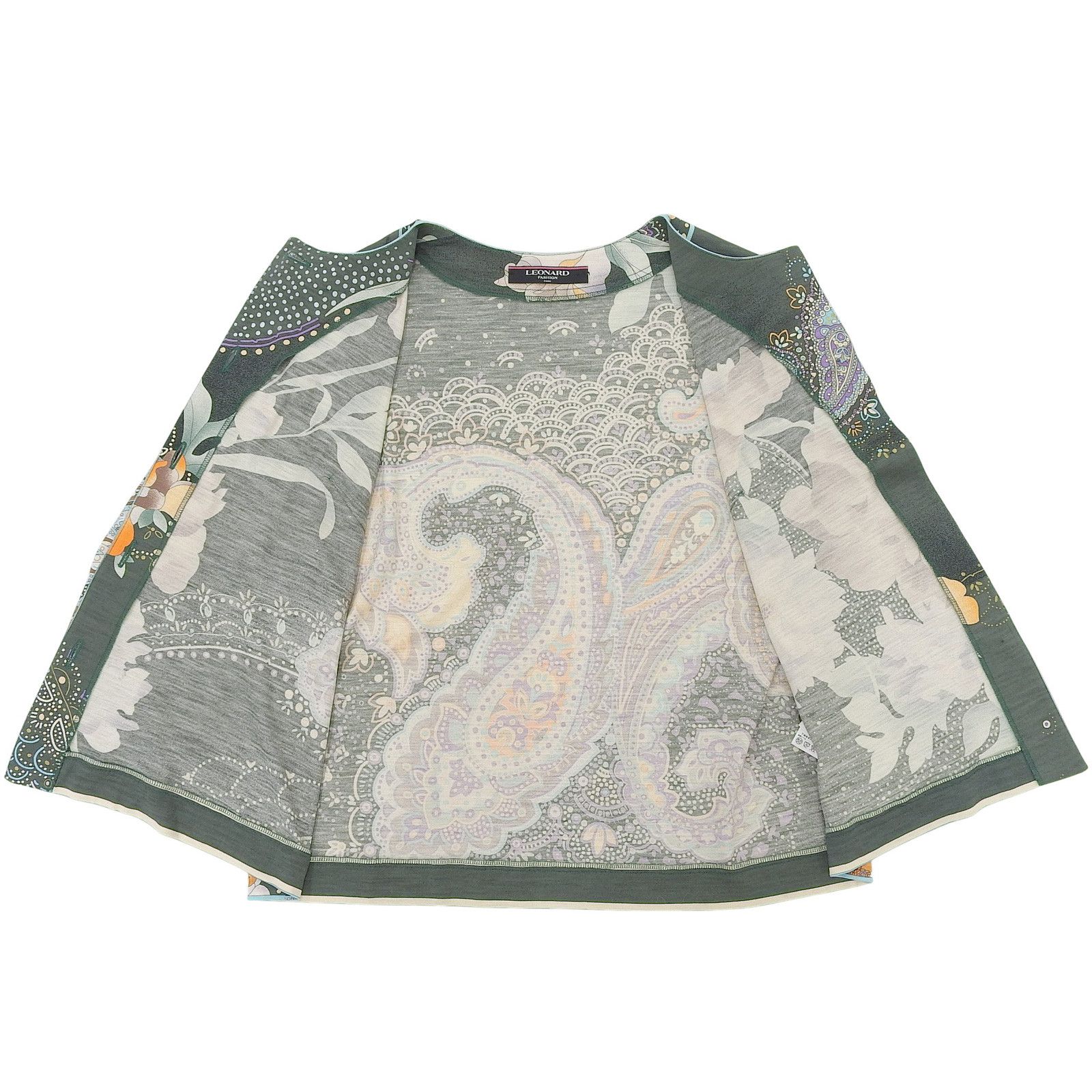 Other Other LEONARD FASHION Floral Paisley Cardigan Others Tops DUTY FREE for USA Size ONE SIZE - 5 Thumbnail