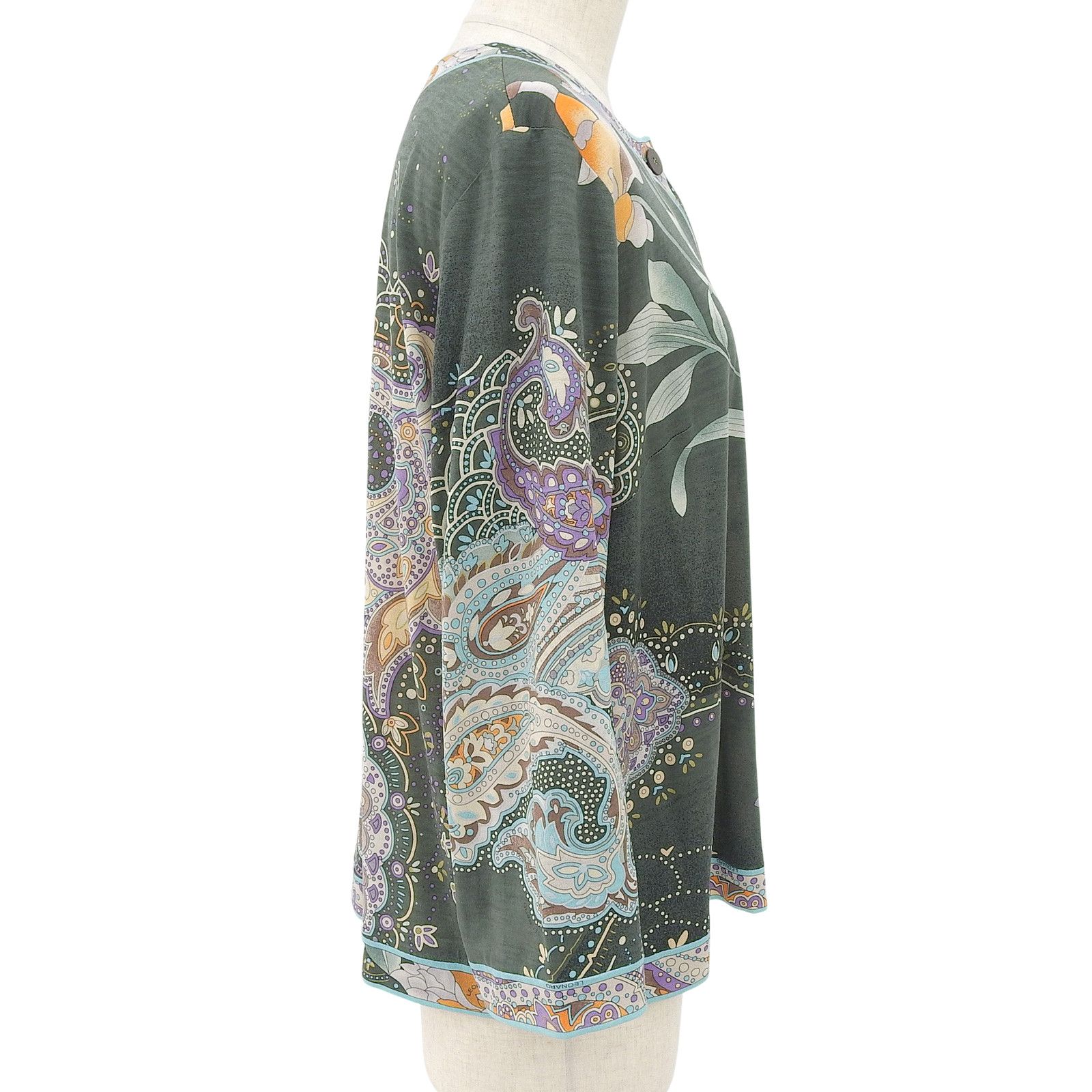 Other Other LEONARD FASHION Floral Paisley Cardigan Others Tops DUTY FREE for USA Size ONE SIZE - 2 Thumbnail