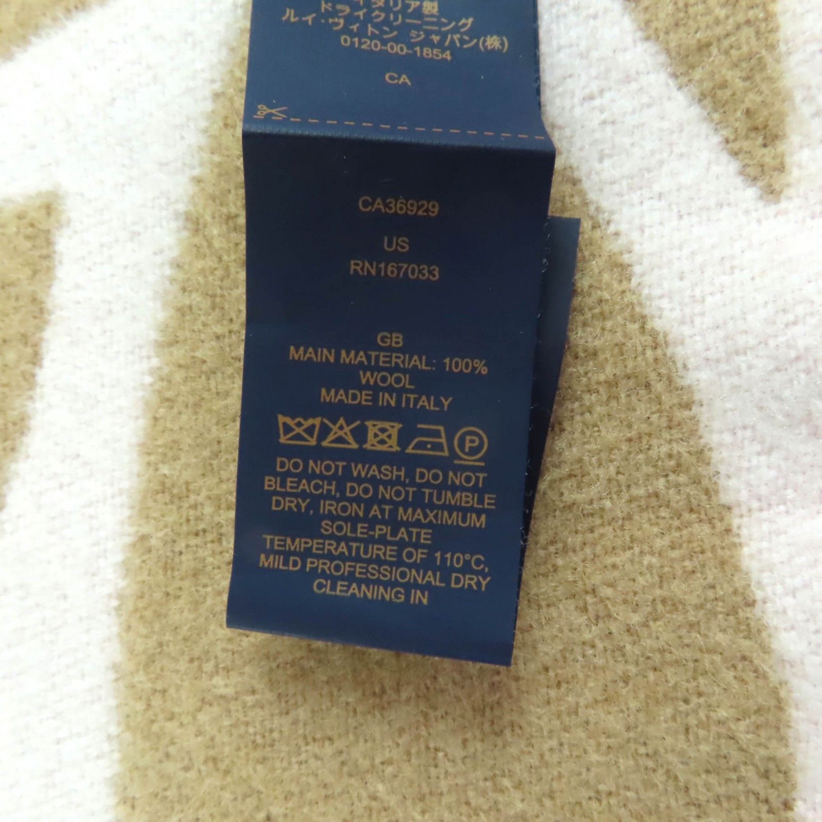 Louis Vuitton Louis Vuitton Louis Vuitton Flight Mode Wool Scarf Cotton Scarf M79213 DUTY FREE for USA Size ONE SIZE - 8 Thumbnail