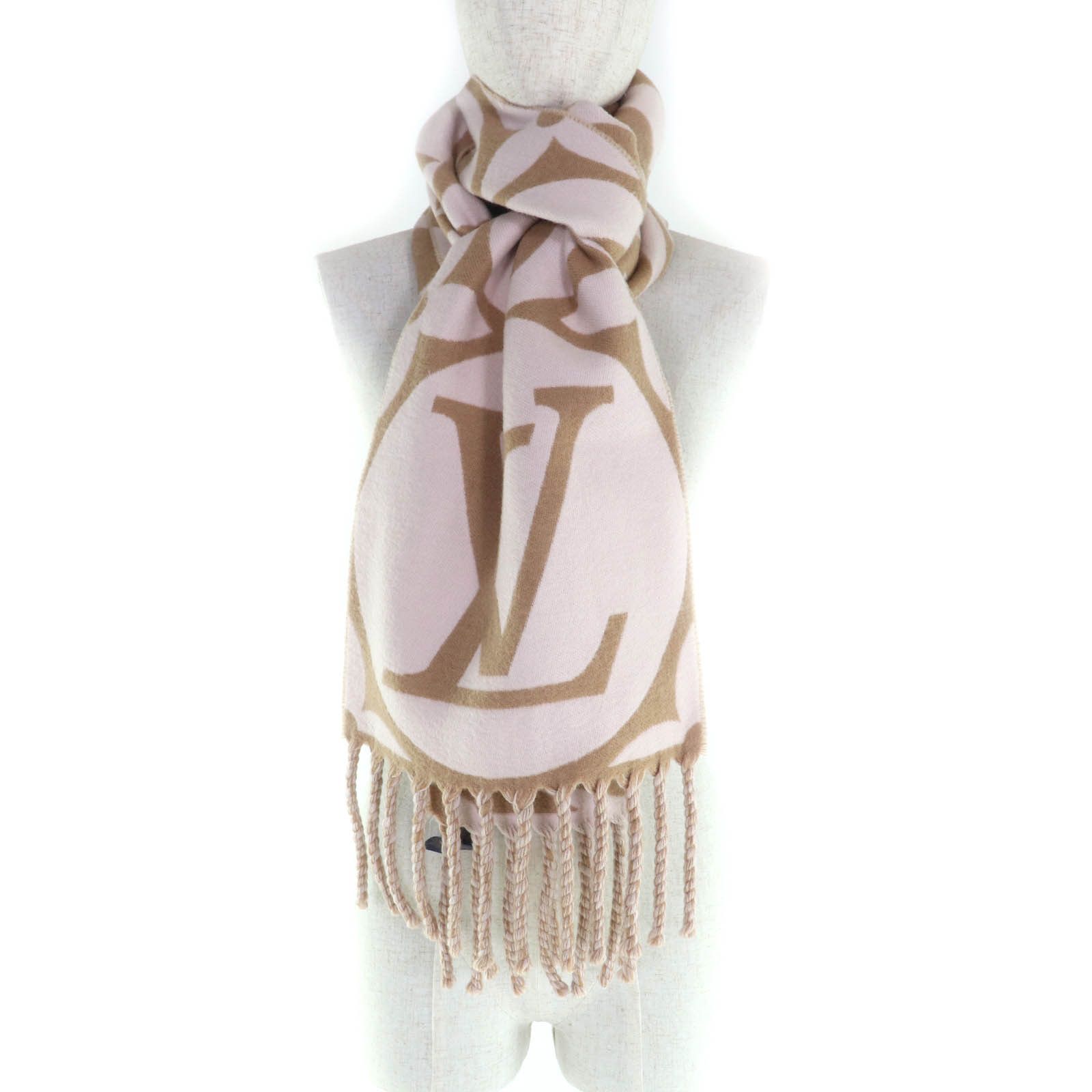 Louis Vuitton Louis Vuitton Louis Vuitton Flight Mode Wool Scarf Cotton Scarf M79213 DUTY FREE for USA Size ONE SIZE - 4 Thumbnail