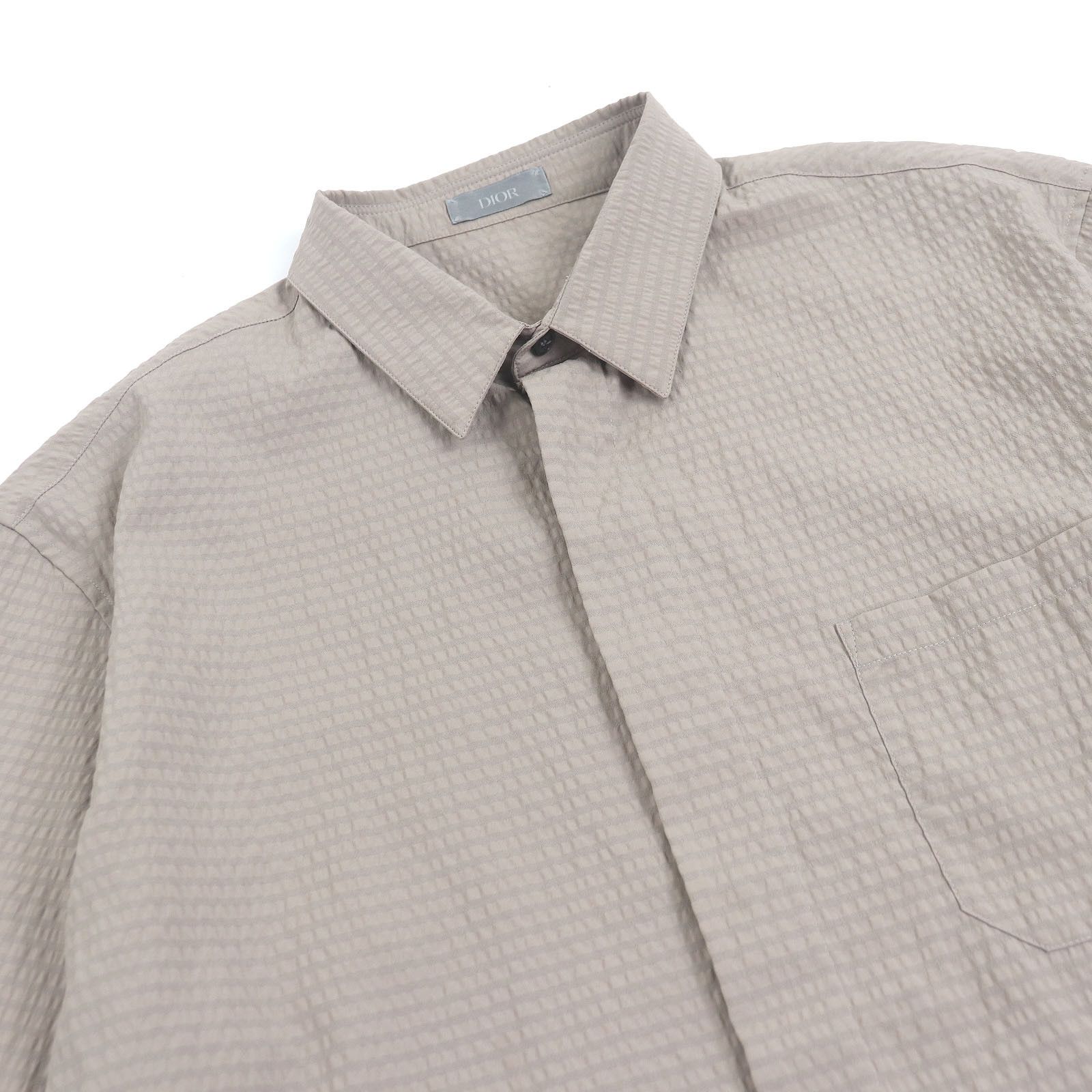 Dior Dior Dior Check Pattern Soccer Fabric Short Sleeve Shirt Others Dress Shirt DUTY FREE for USA Size ONE SIZE - 2 Thumbnail