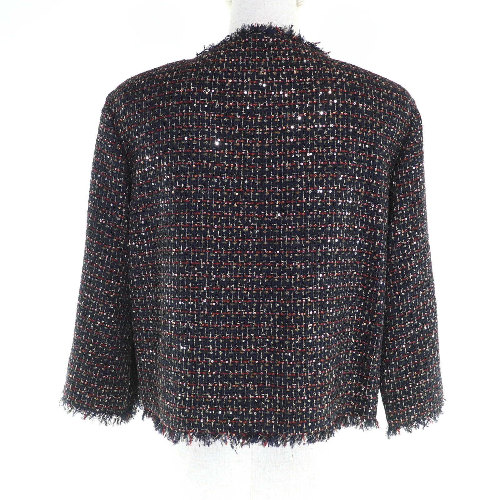 Chanel Chanel Chanel Nylon Collarless Jacket Others Outerwear P44038 DUTY FREE for USA Size ONE SIZE - 3 Thumbnail