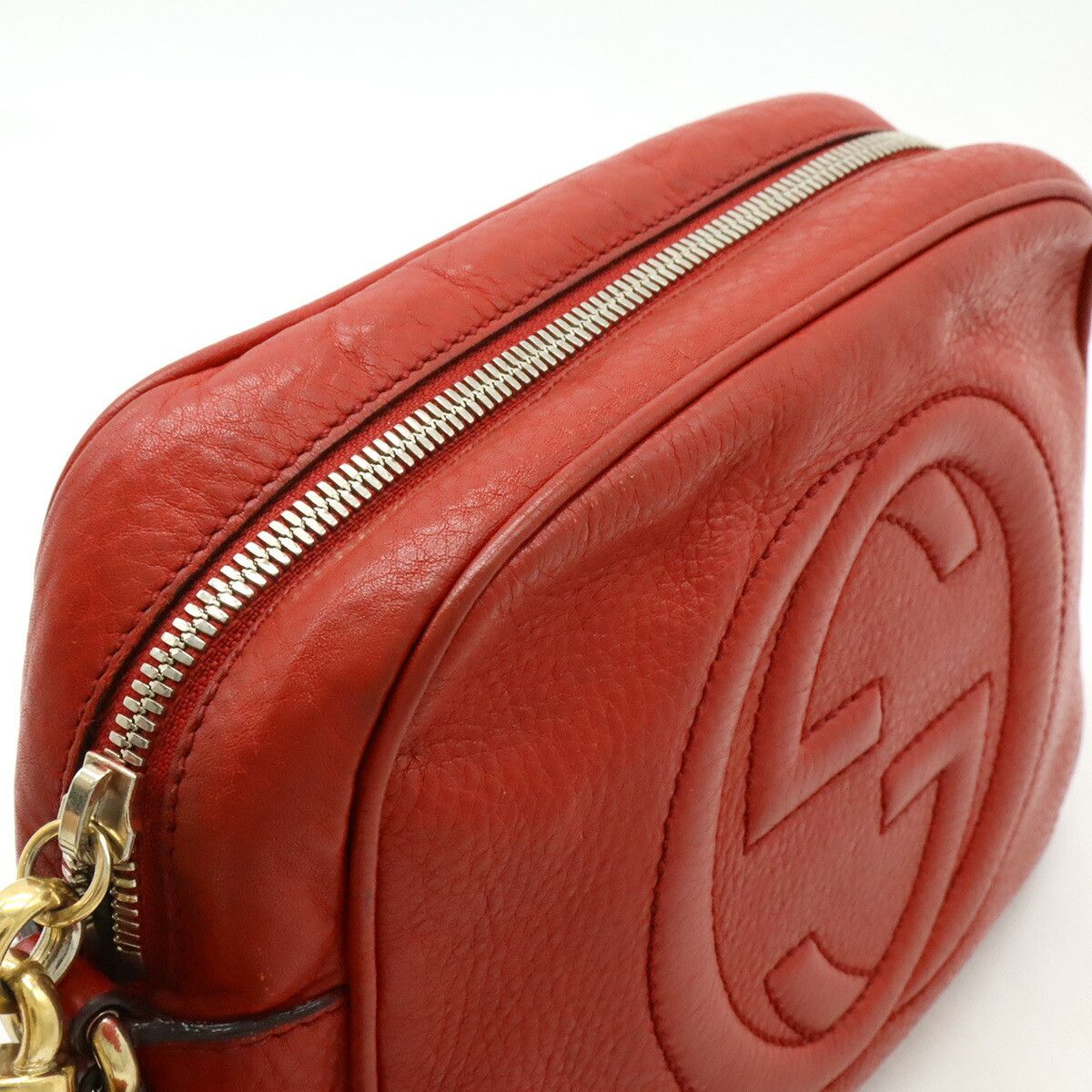 Gucci Gucci Gucci Soho Small Disco Leather Shoulder Bag Leather Crossbody Bag 308364 DUTY FREE for USA Size ONE SIZE - 7 Thumbnail