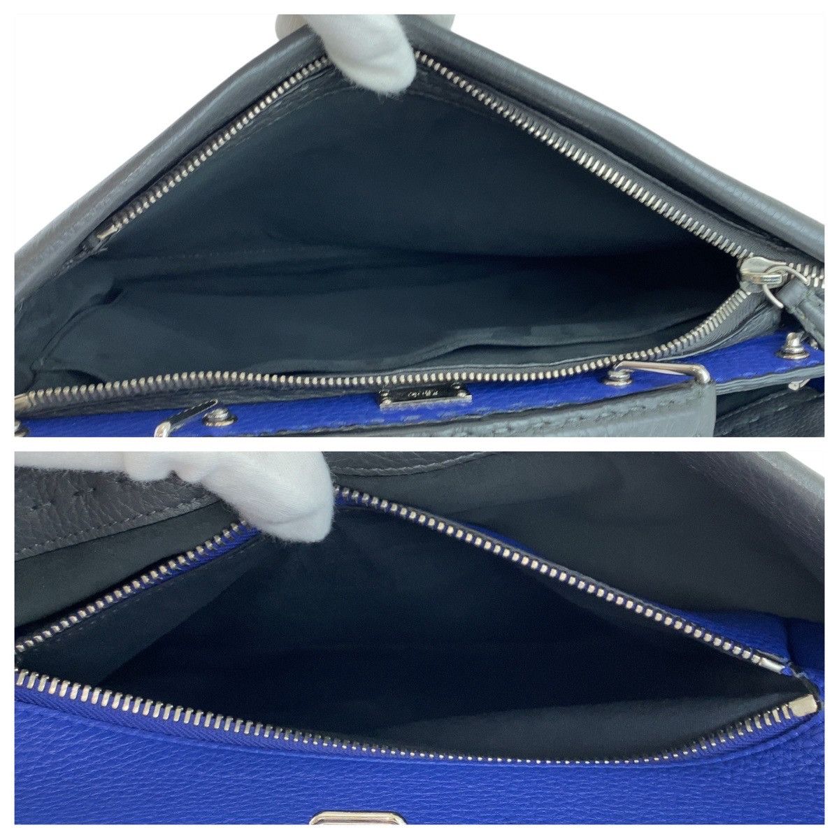 Fendi Fendi Fendi Peekaboo Selleria Leather Briefcase Leather Business Bag 7VA406 DUTY FREE for USA Size ONE SIZE - 10 Thumbnail