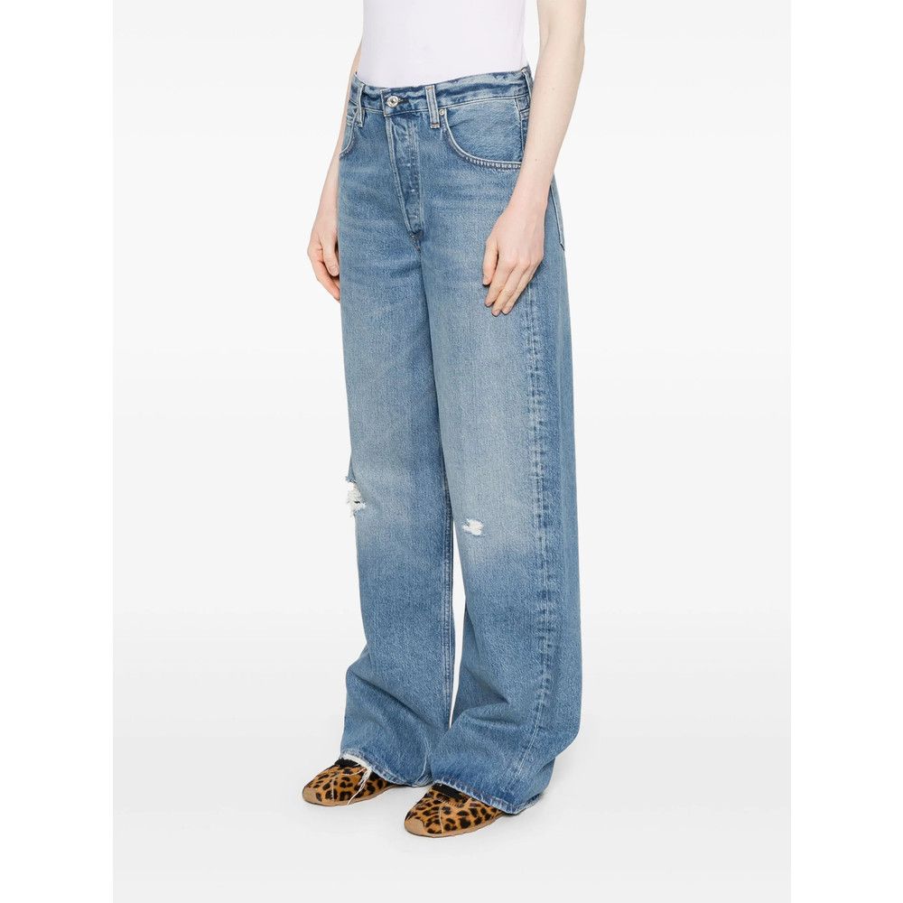 Citizens Of Humanity Citizens Of Humanity BLUE Denim - Wide-Leg Jeans Size 24" / US 00 / IT 34 - 3 Thumbnail