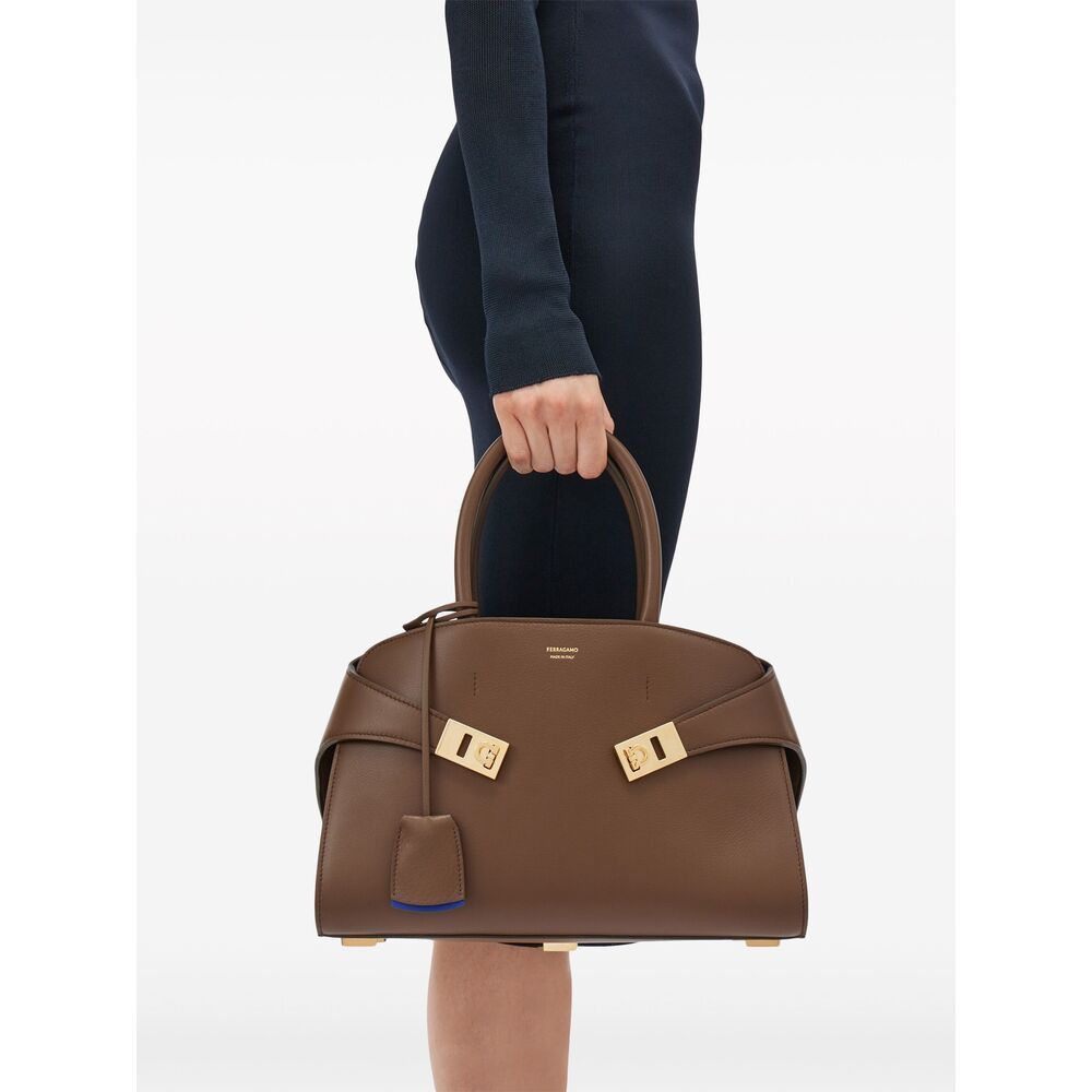 Salvatore Ferragamo Ferragamo BROWN Tote Bags Size ONE SIZE - 6 Thumbnail
