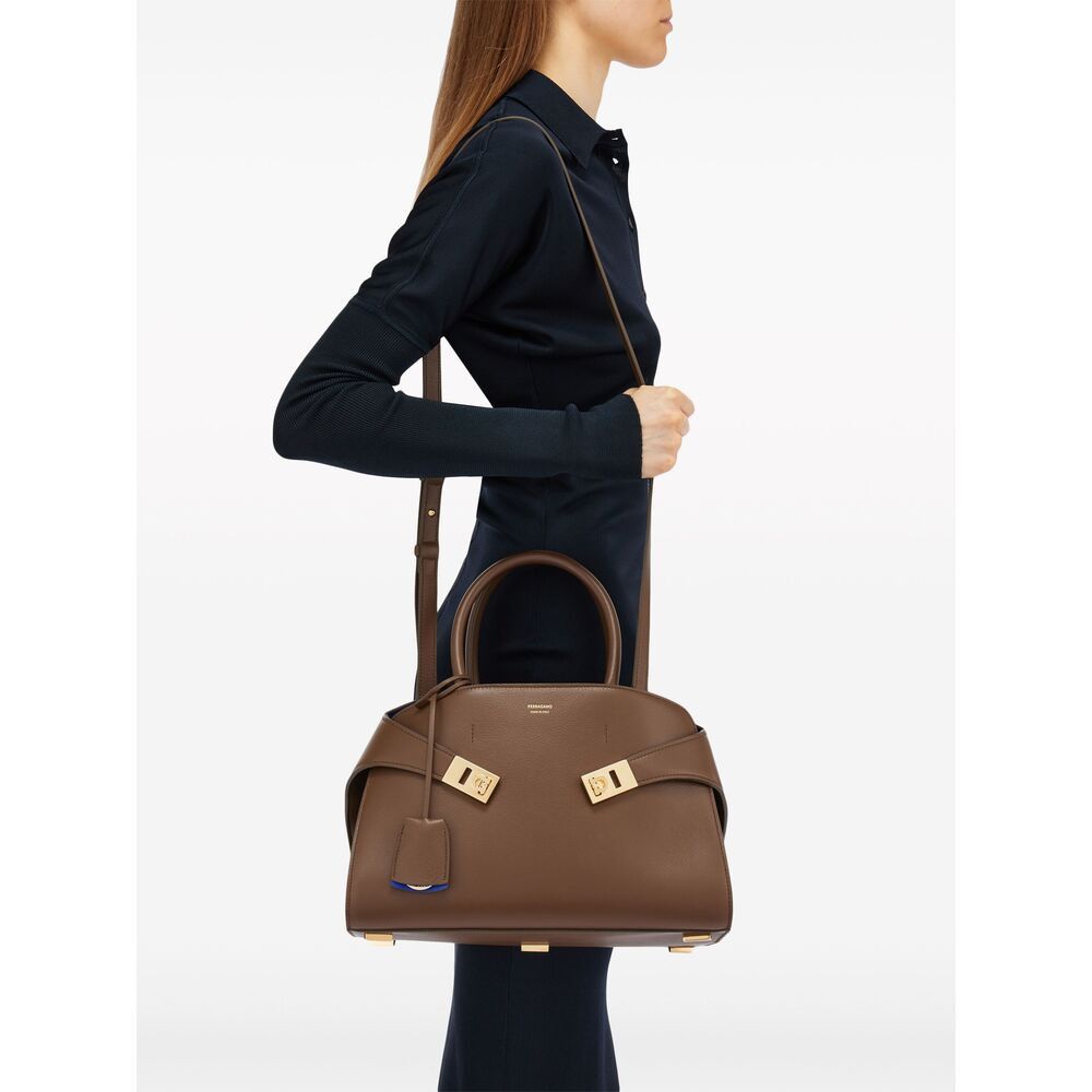 Salvatore Ferragamo Ferragamo BROWN Tote Bags Size ONE SIZE - 5 Thumbnail