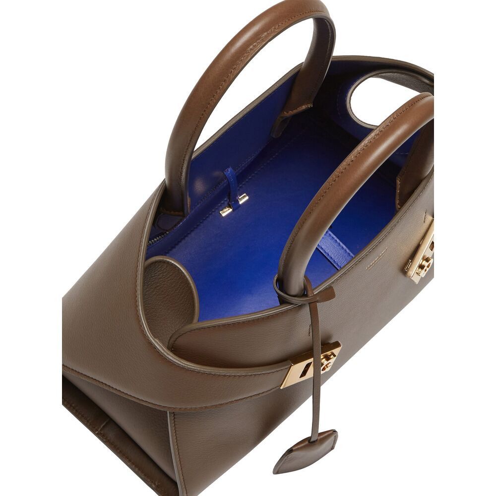 Salvatore Ferragamo Ferragamo BROWN Tote Bags Size ONE SIZE - 4 Thumbnail