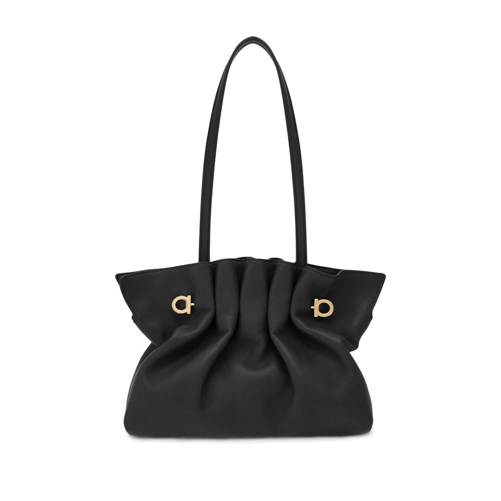 Salvatore Ferragamo Ferragamo BLACK Shoulder Bags Size ONE SIZE - 2 Thumbnail