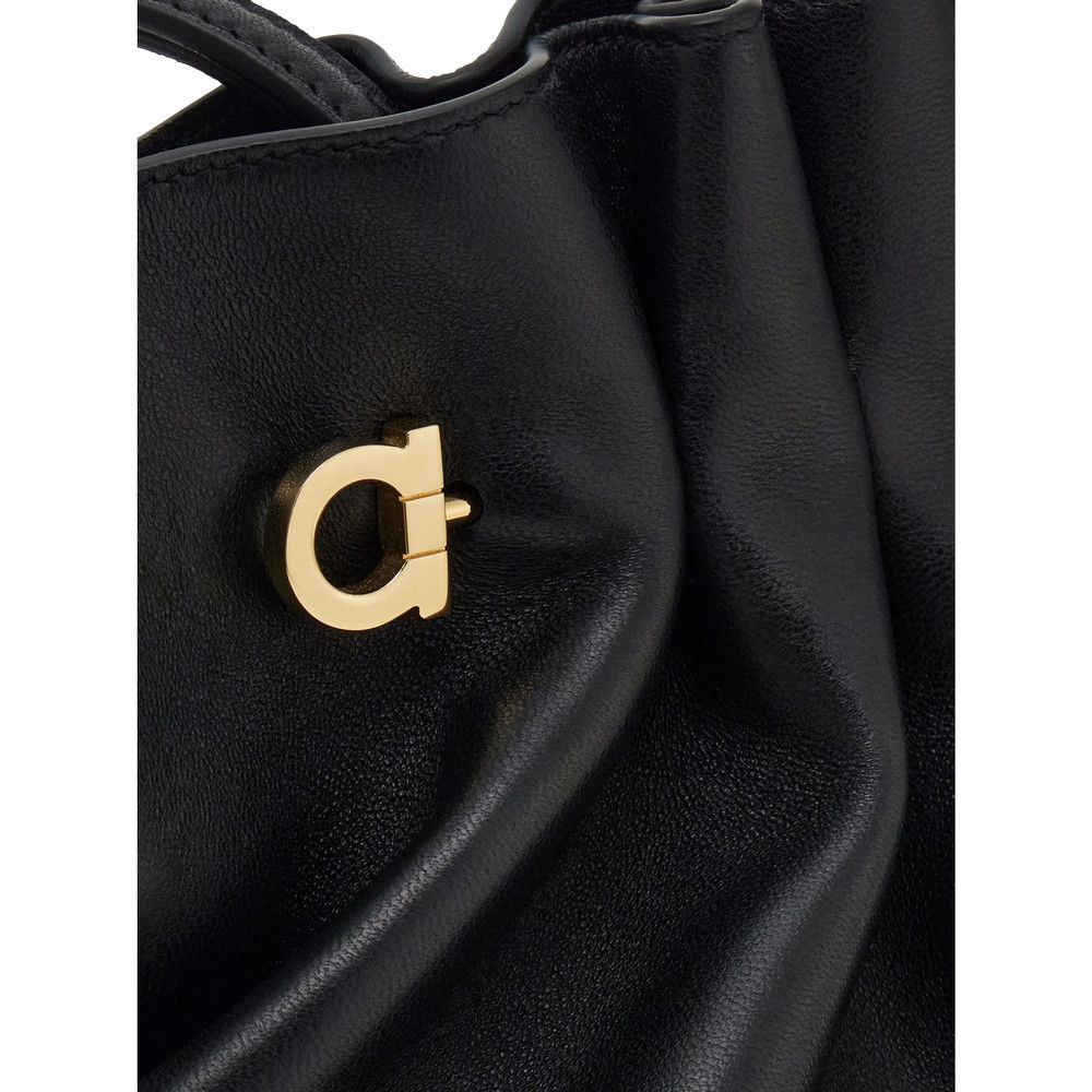 Salvatore Ferragamo Ferragamo BLACK Shoulder Bags Size ONE SIZE - 3 Thumbnail