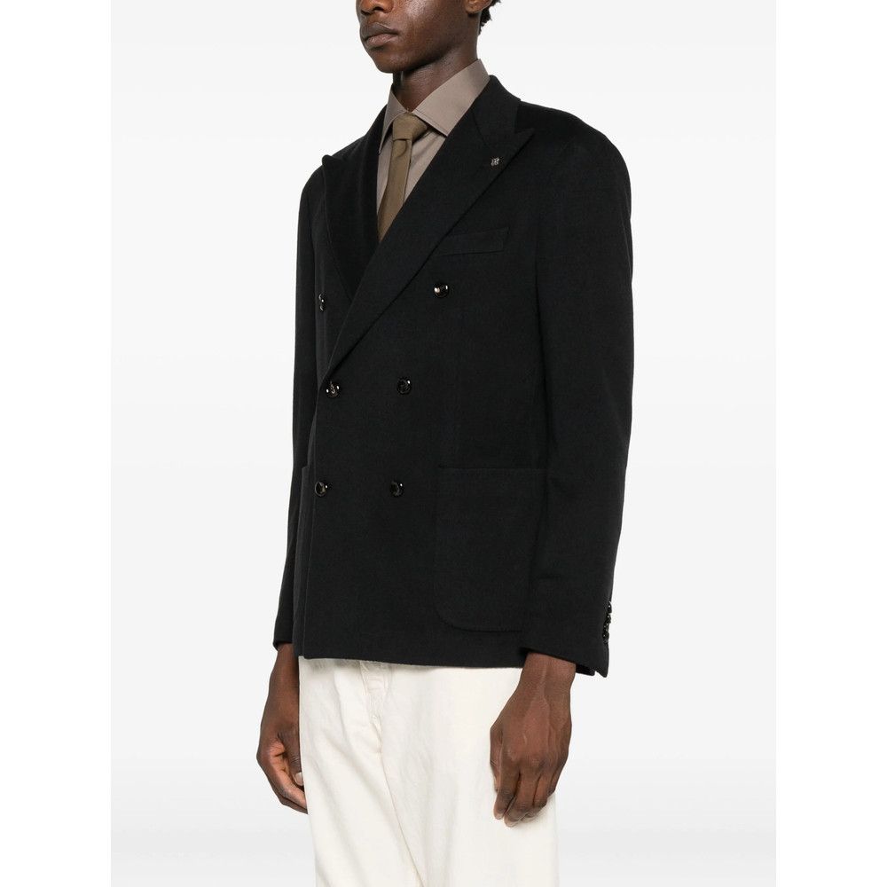 Tagliatore Tagliatore BLACK Jackets - Suit & Dinner Jackets Size US XXL / EU 58 / 5 - 5 Thumbnail