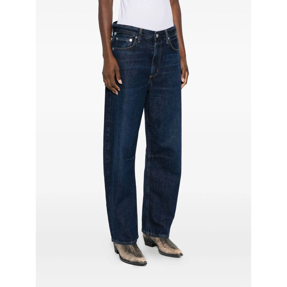 Citizens Of Humanity Citizens Of Humanity BLUE Denim - Wide-Leg Jeans Size 28" / US 6 / IT 42 - 4 Thumbnail