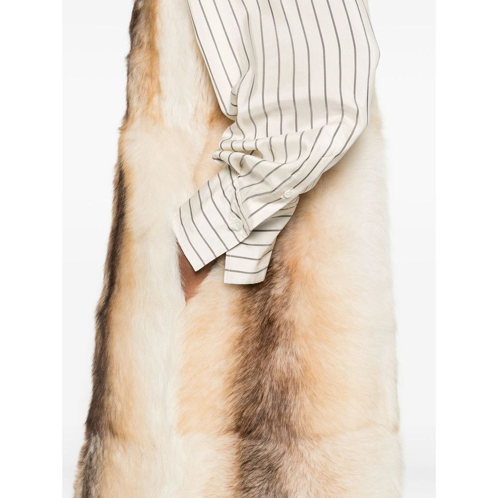 Yves Salomon Yves Salomon NEUTRALS Jackets - Waistcoat & Gilets Size S / US 4 / IT 40 - 3 Thumbnail