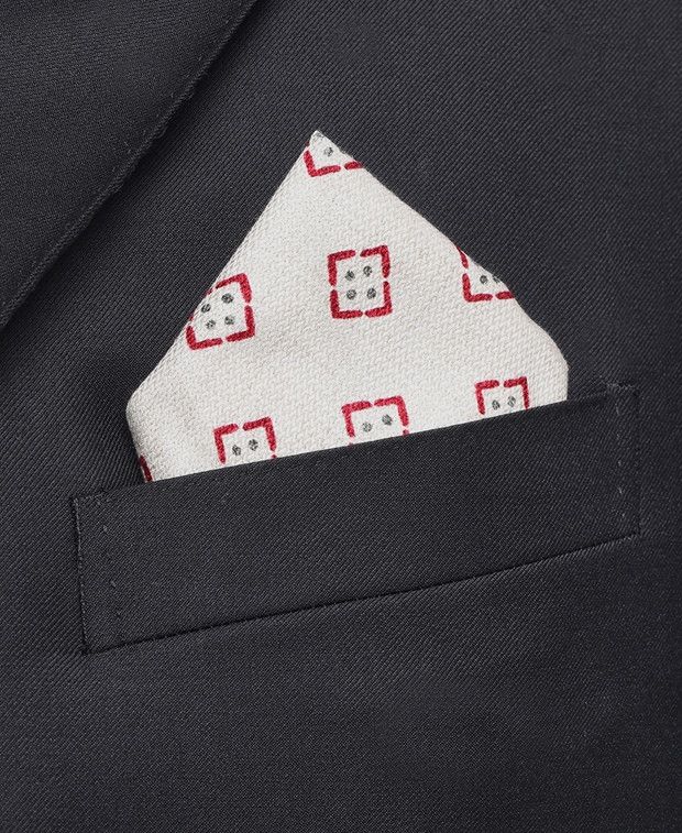 Brunello Cucinelli Silk pocket square Size ONE SIZE - 2 Thumbnail