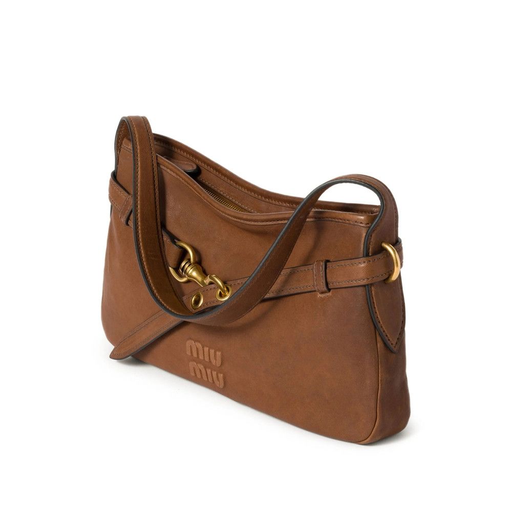 Miu Miu Miu Miu BROWN Shoulder Bags Size ONE SIZE - 5 Thumbnail