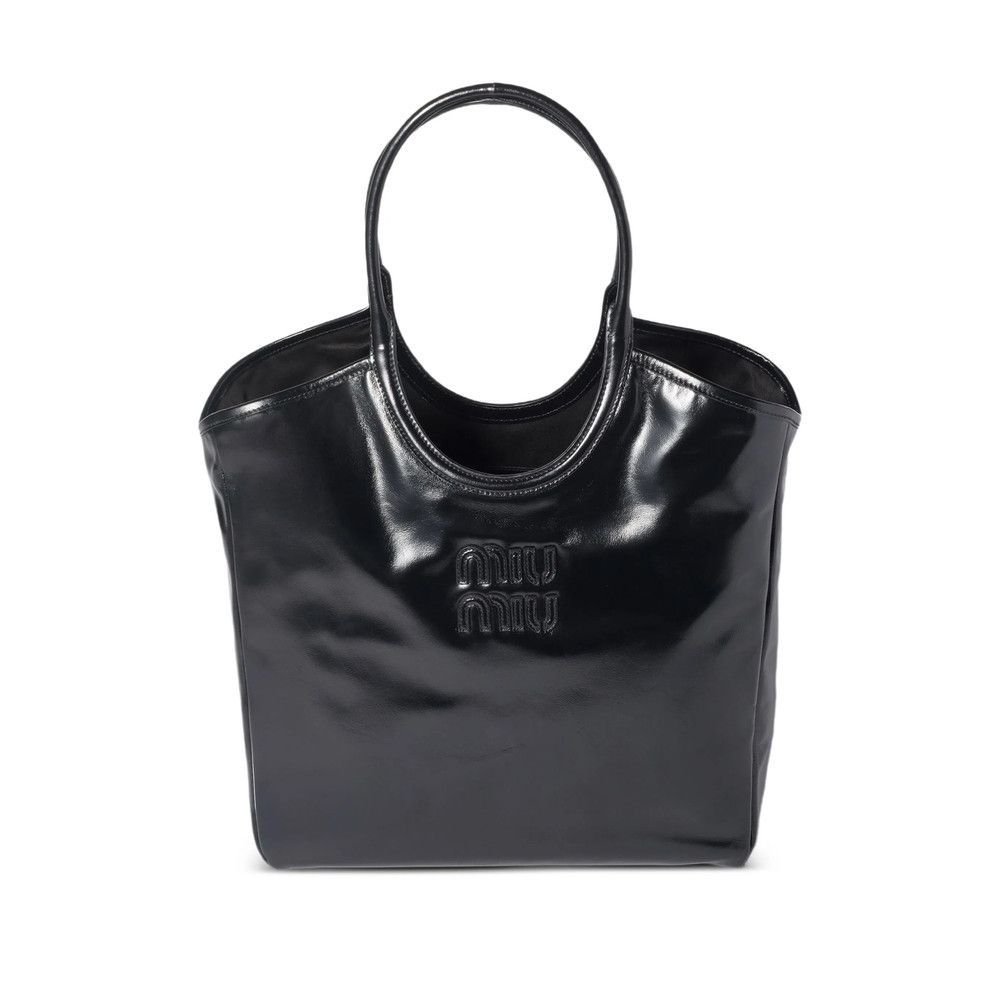 Miu Miu Miu Miu BLACK Tote Bags Size ONE SIZE - 5 Thumbnail
