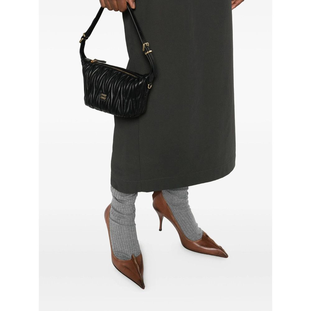 Miu Miu Miu Miu BLACK Tote Bags Size ONE SIZE - 2 Thumbnail