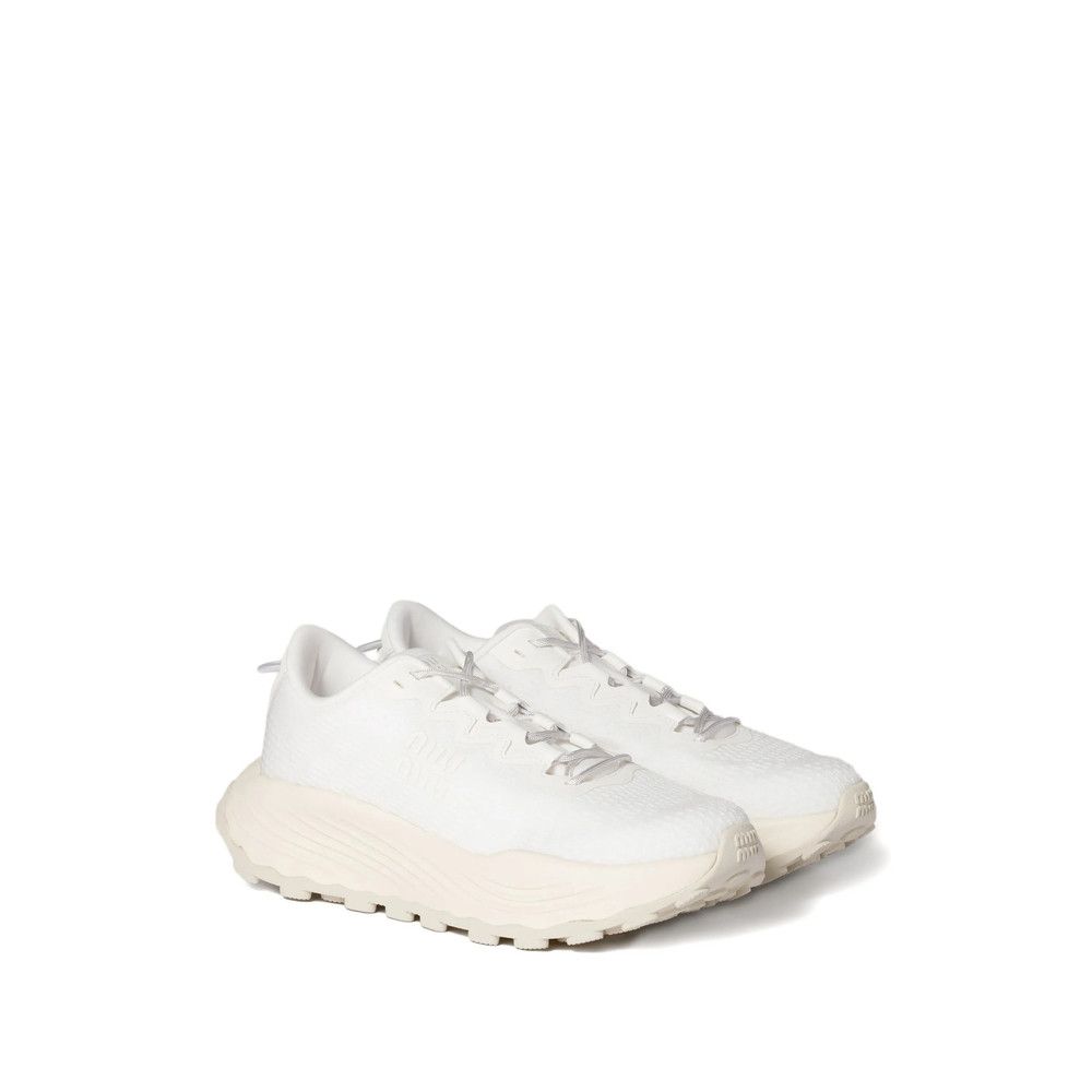 Miu Miu Miu Miu WHITE Trainers Size US 8.5 / IT 38.5 - 4 Thumbnail
