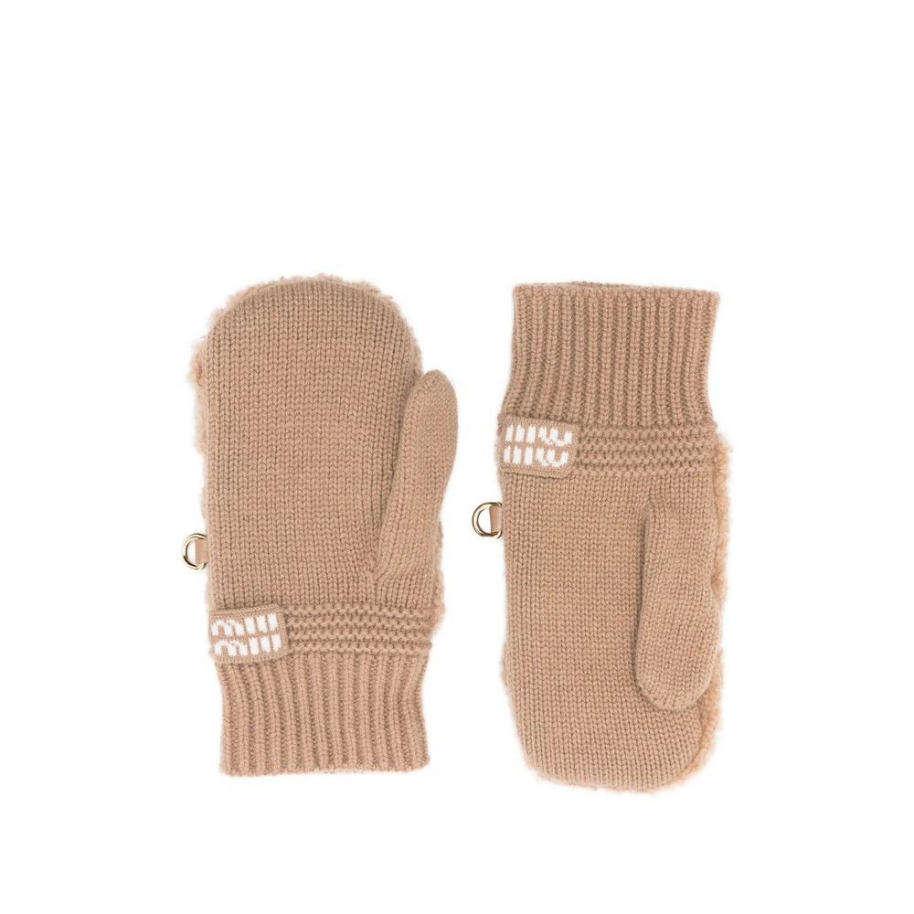 Miu Miu Miu Miu NEUTRALS Gloves Size ONE SIZE - 2 Thumbnail