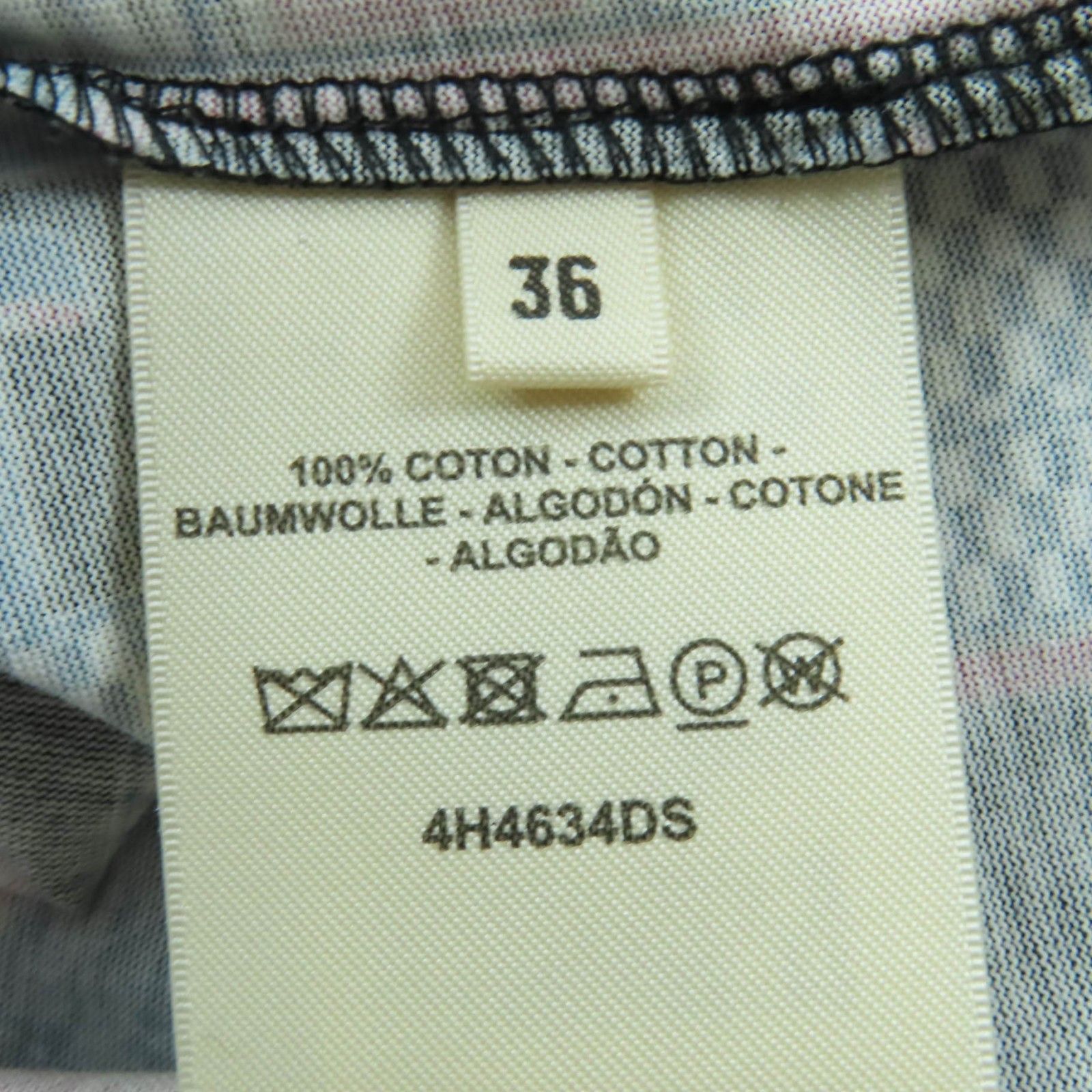 Hermes Hermes Hermès Lettres Equestres Cotton T-shirt36 Cotton T-Shirts DUTY FREE for USA Size ONE SIZE - 6 Thumbnail